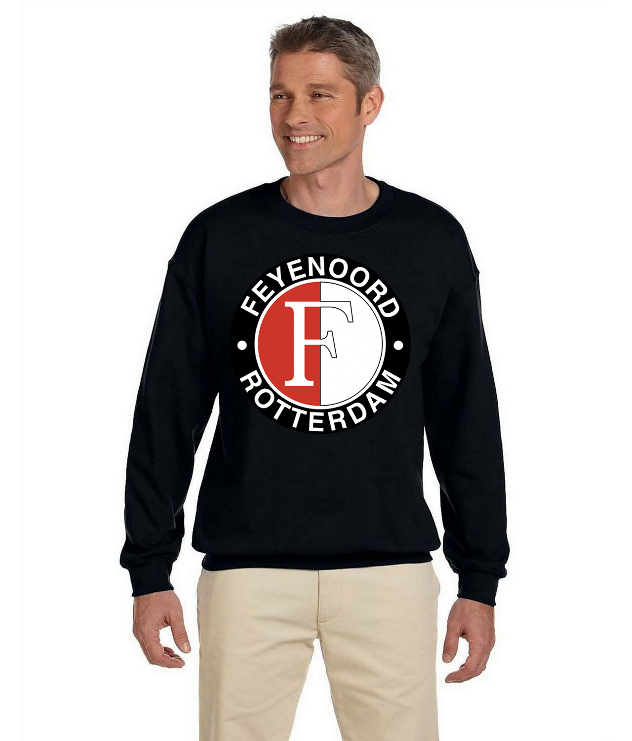 SC Feyenoord 1997 Soccer Logo Symbol Emblem Customized Design on Unisex Crewneck Sweatshirt