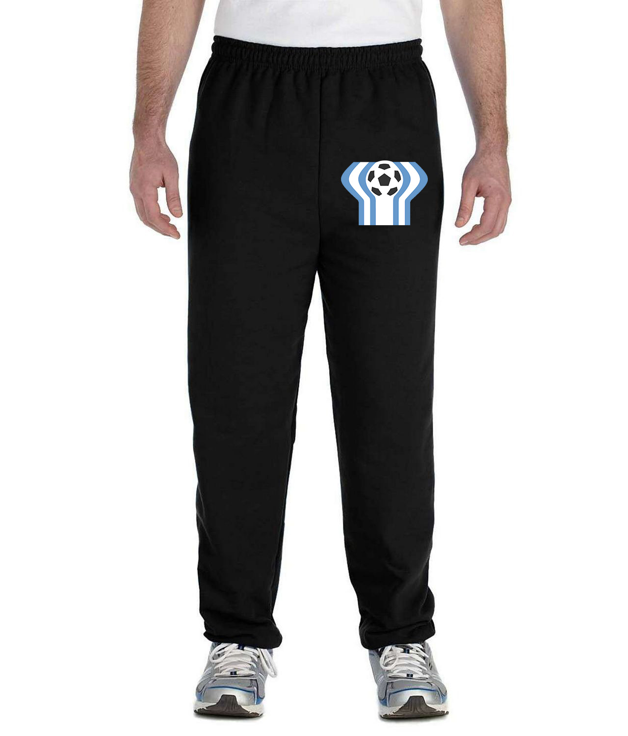 1978 FIFA World Cup Argentina Soccer Logo Symbol Emblem Customized Design on Unisex Closed-Bottom Sweatpants