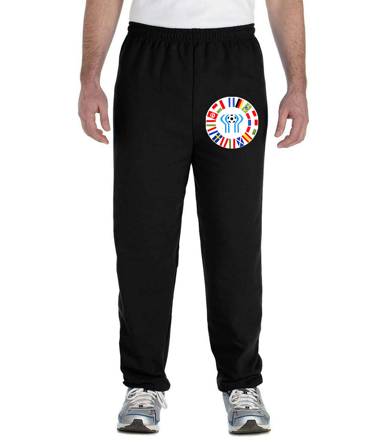 1978 FIFA World Cup Argentina Emblem Soccer Logo Symbol Emblem Customized Design on Unisex Closed-Bottom Sweatpants