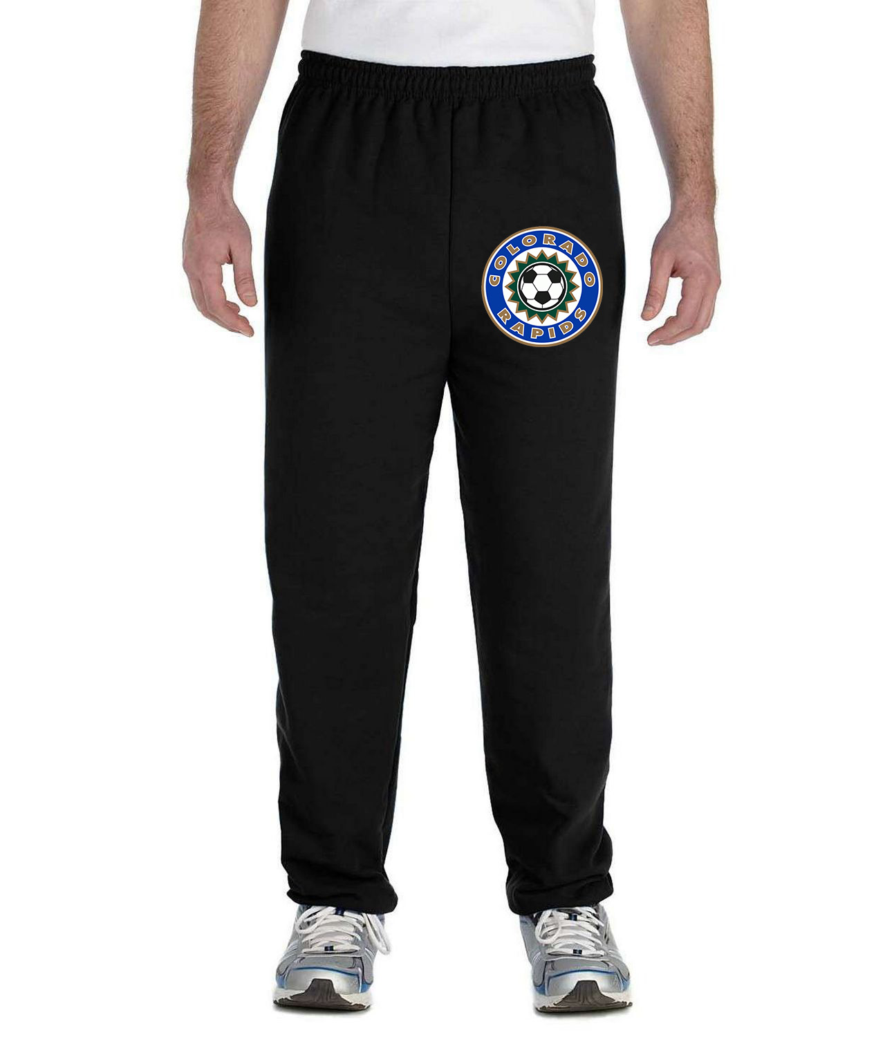Colorado Rapids FC 1996 Soccer Logo Symbol Emblem Customized Design on Unisex Closed-Bottom Sweatpants