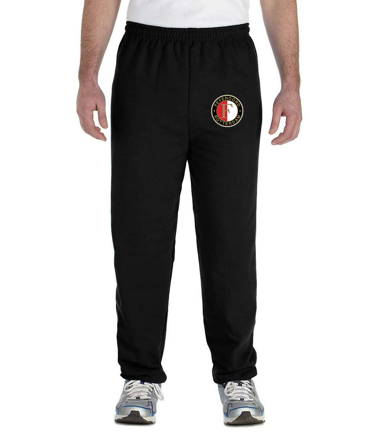 SC Feyenoord Soccer Logo Symbol Emblem Customized Design on Unisex Closed-Bottom Sweatpants