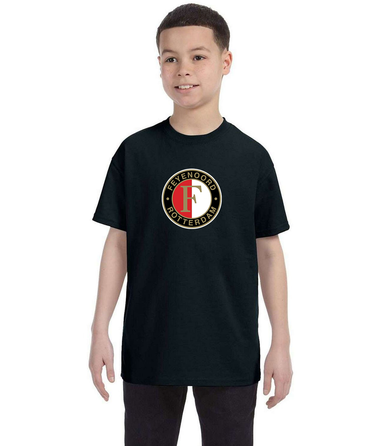 SC Feyenoord Soccer Logo Symbol Emblem Customized Design on Youth T-Shirt Tee