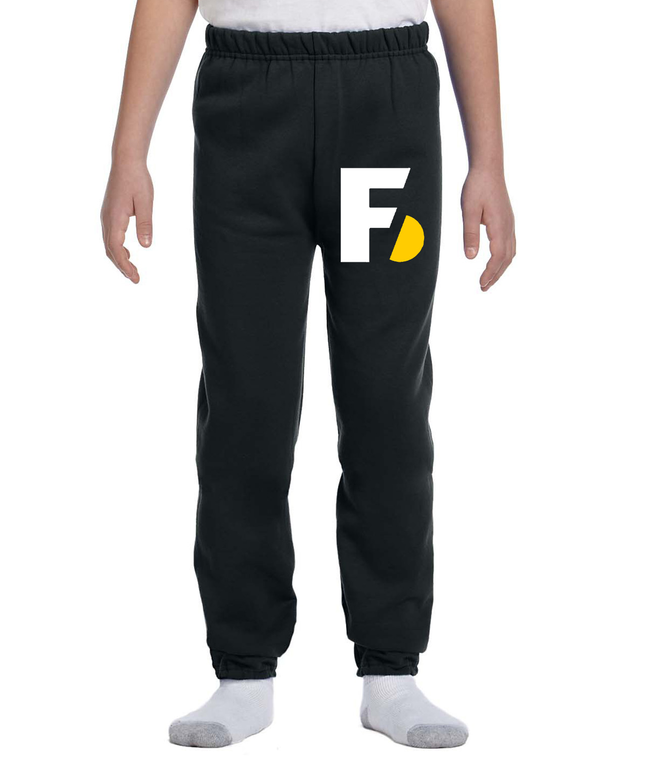 FIFA Emblem Soccer Logo Symbol Emblem Customized Design on Youth Closed-Bottom Sweatpants