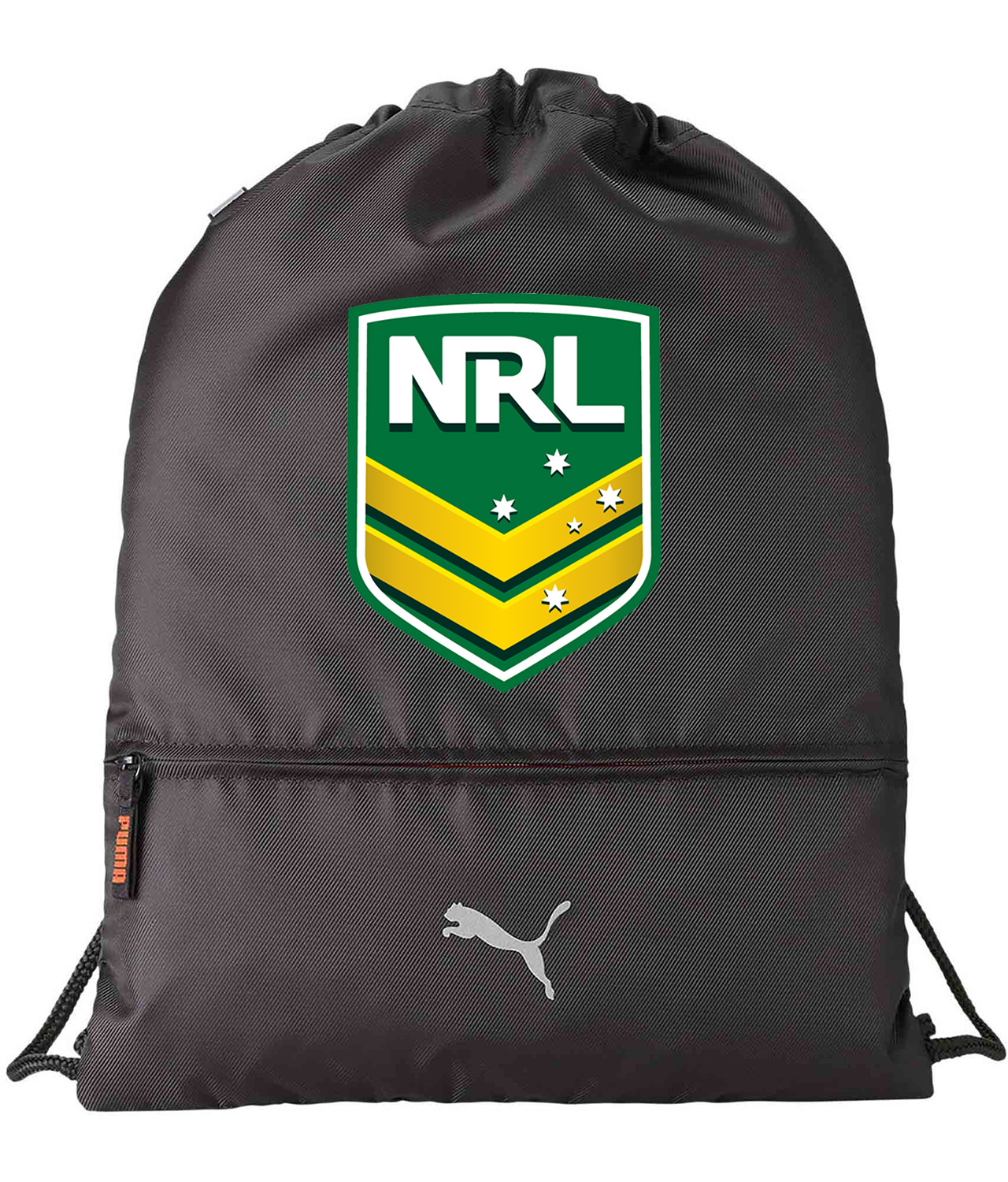 National Rugby League 2013 Logo Symbol Emblem Customized Design on Lightweight Drawstring Backpack Bag