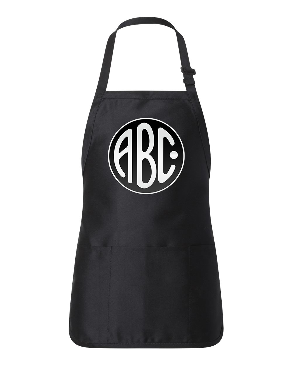 ABC 2020 Motorcycles Logo Symbol Emblem Customized Design on Full-Length Apron with Pouch Pocket