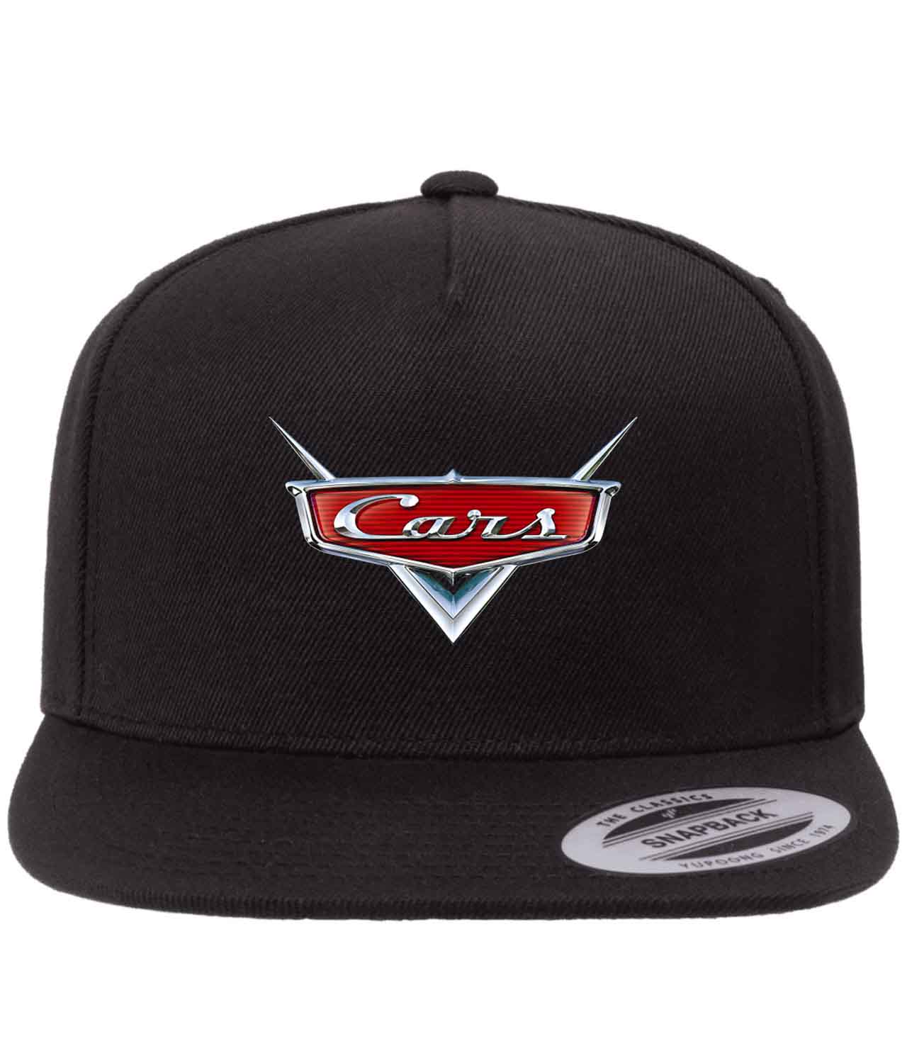 One Less Car Hat Cars Logo Cartoon Figure Customized Design on Wool 5-Panel Cap Hat ...