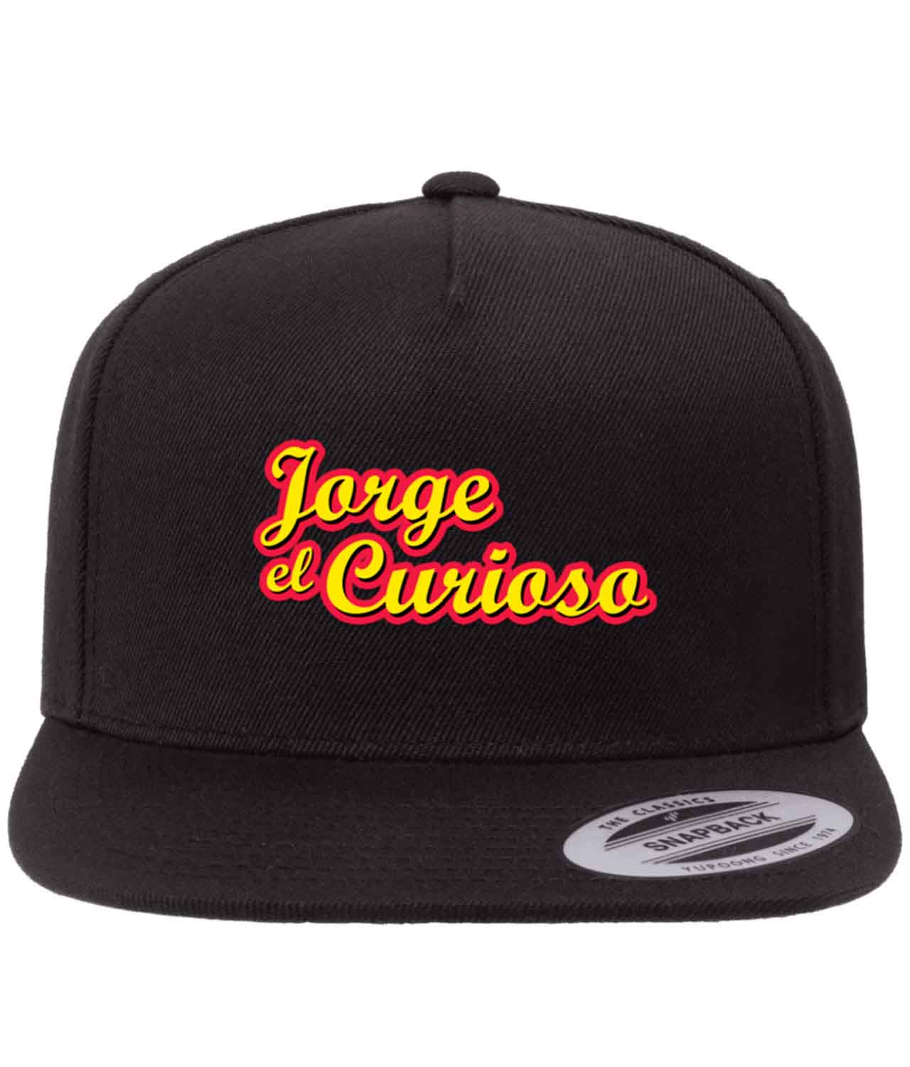 Curious George Jorge El Curioso Logo Cartoon Figure Customized Design on Wool 5-Panel Cap Hat