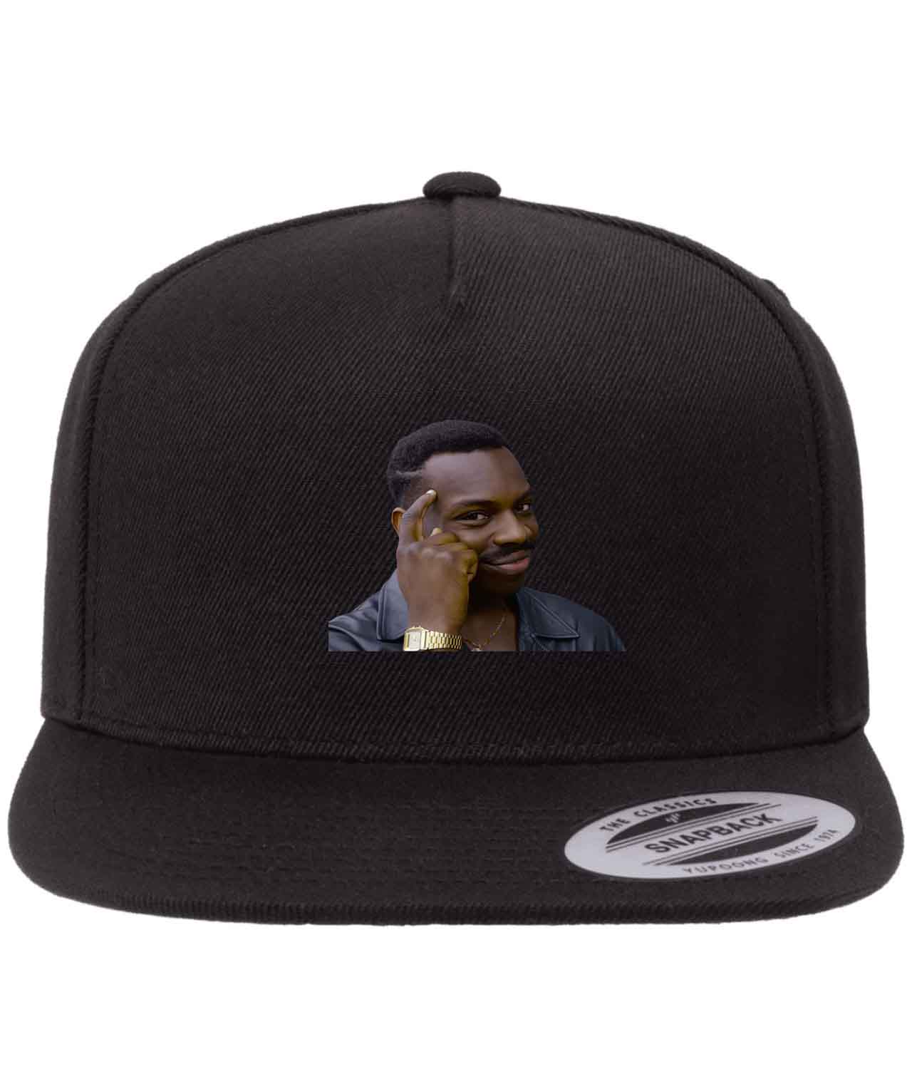 Roll Safe Roll Safe Cartoon Figure Customized Design on Wool 5-Panel Cap Hat ...