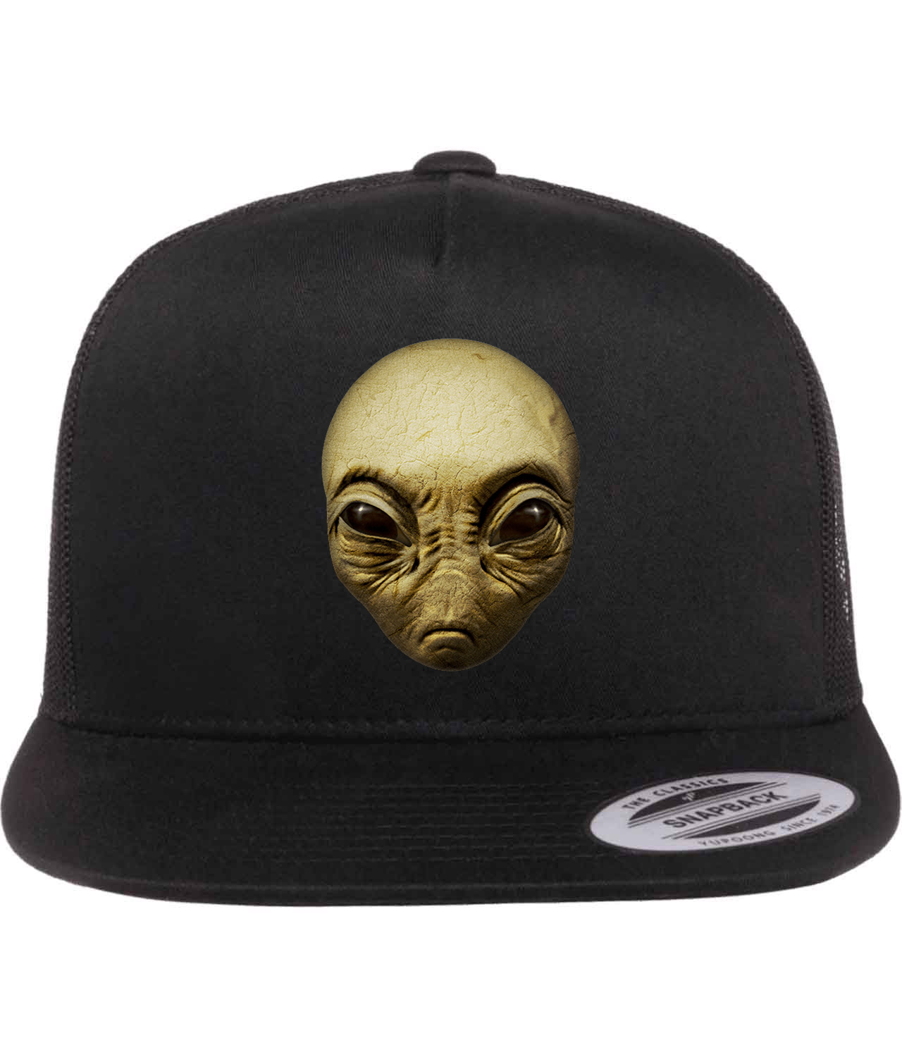 Alien Face Close Up Cartoon Logo Symbol Emblem Customized Design on ...