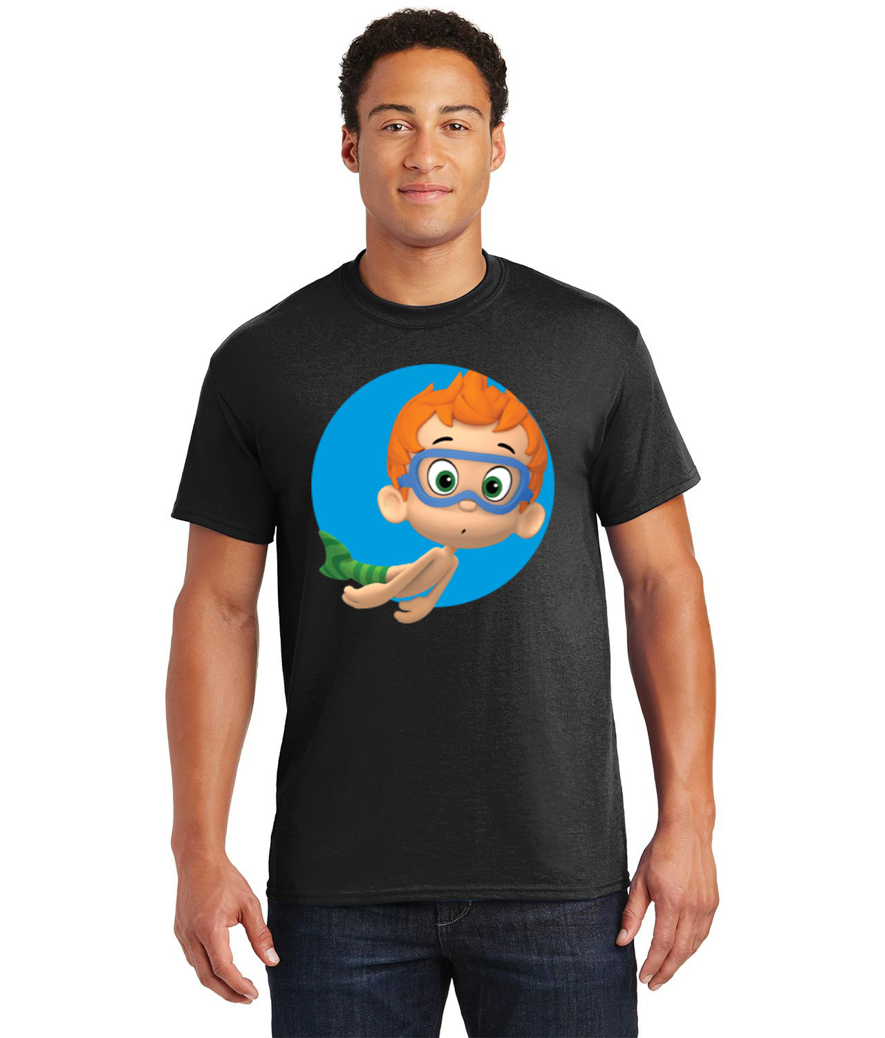 Bubble Guppies Nonny Emblem Cartoon Logo Customized Design on Unisex Tshirt Tee