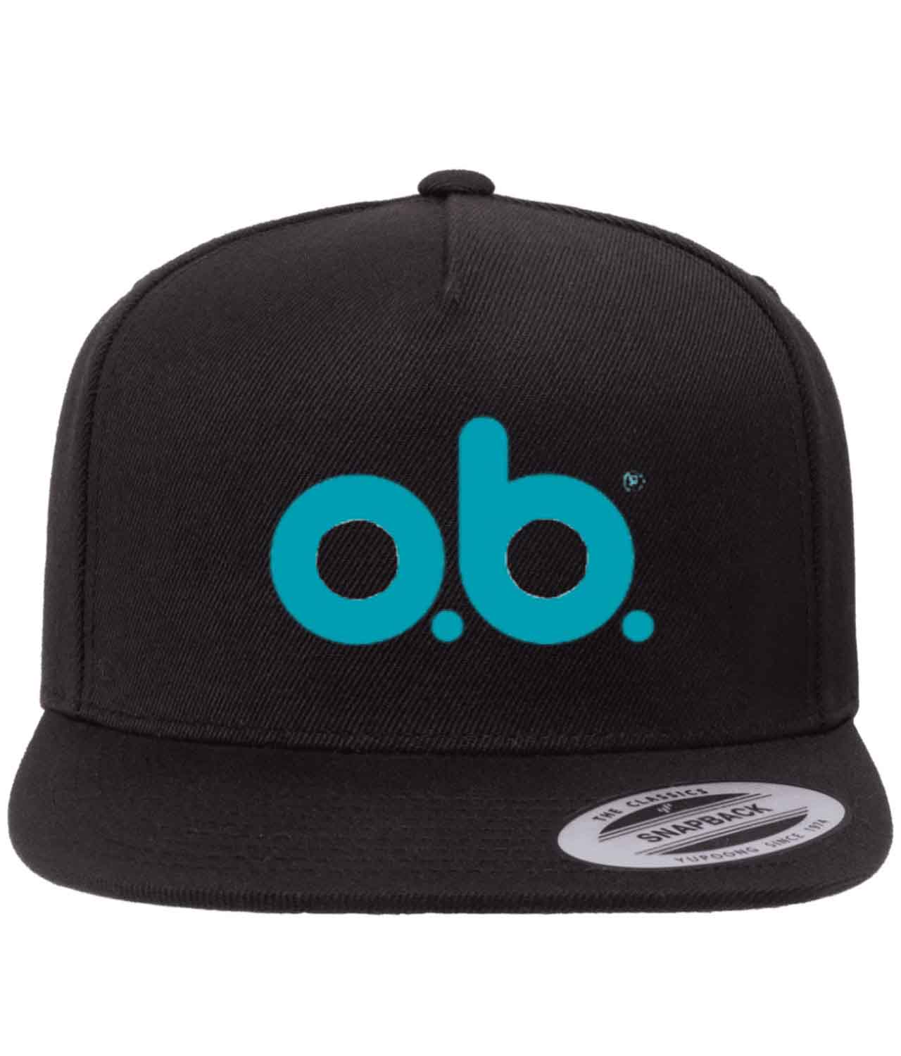 Ob - Personal Care Company Logo Customized Design on Wool 5-Panel Cap Hat