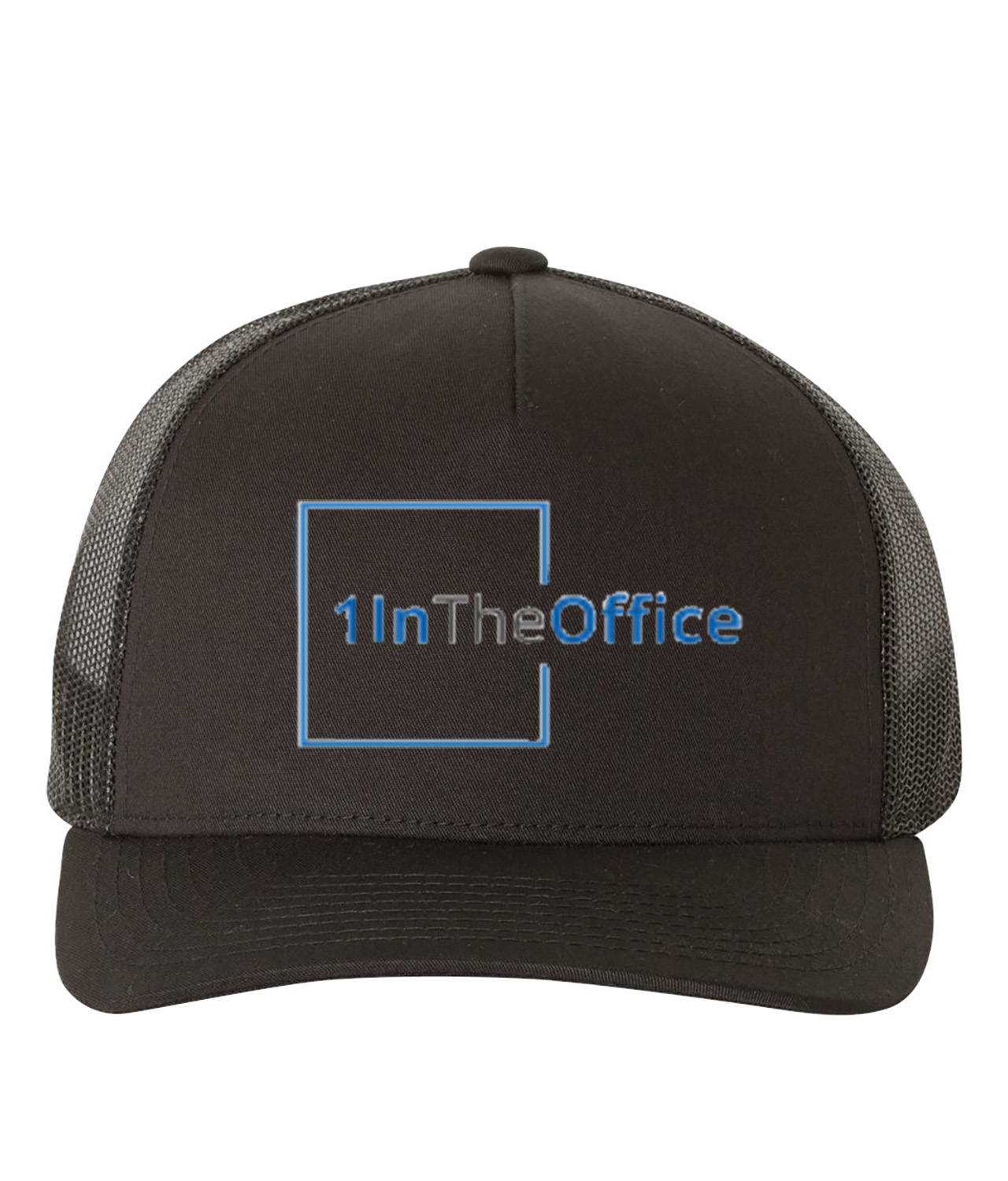 1InTheOffice - Office Supplies Company Logo Symbol Emblem Customized Design on Retro Trucker Cap Hat