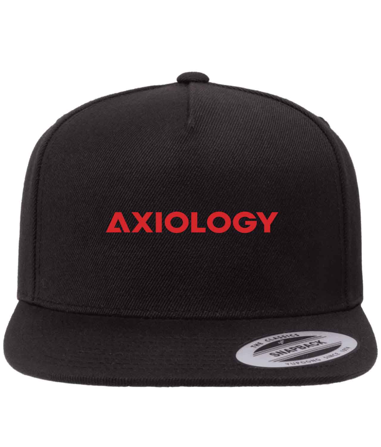 Axiology Logo Symbol Emblem Customized Design on Wool 5-Panel Cap Hat ...