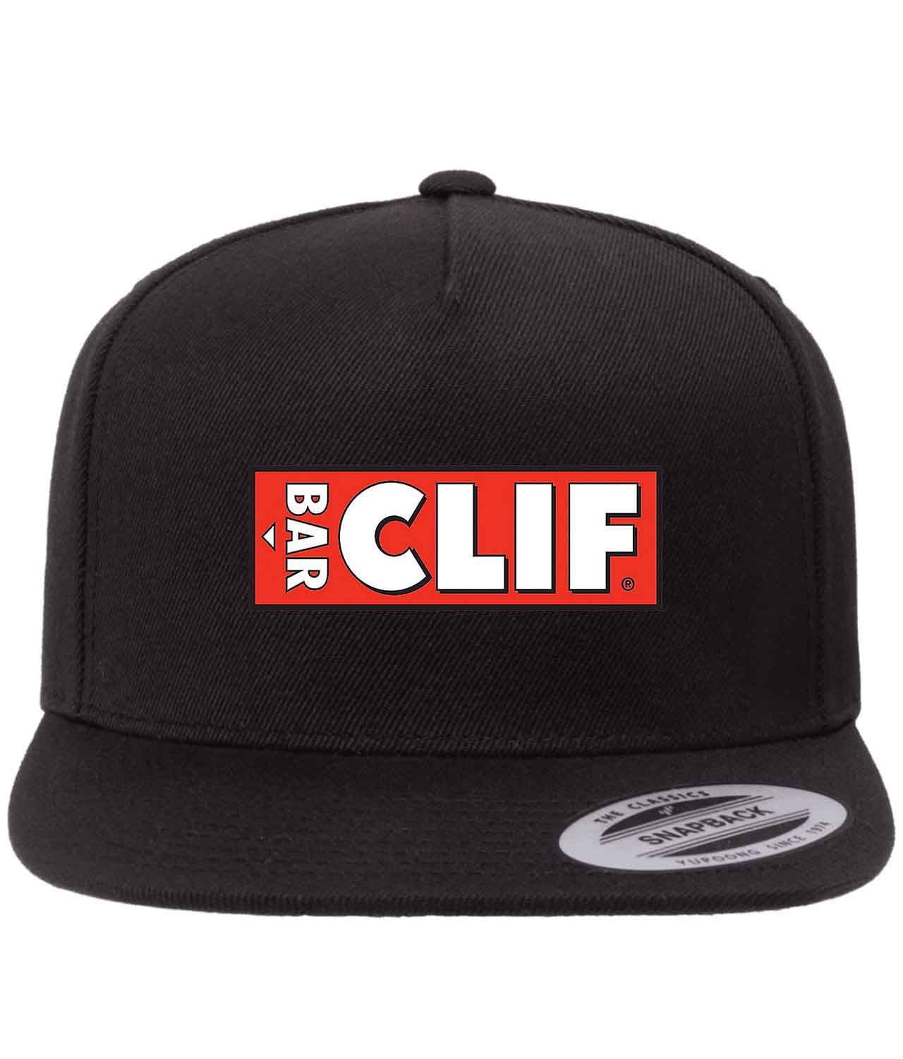 Clif Bar Logo Symbol Emblem Customized Design on Wool 5-Panel Cap Hat