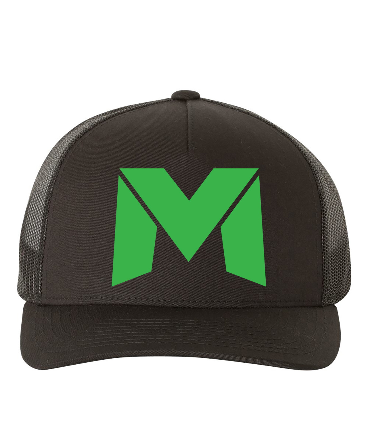 MicroVentures Thumbnail Logo Symbol Emblem Customized Design on Retro Trucker Cap Hat