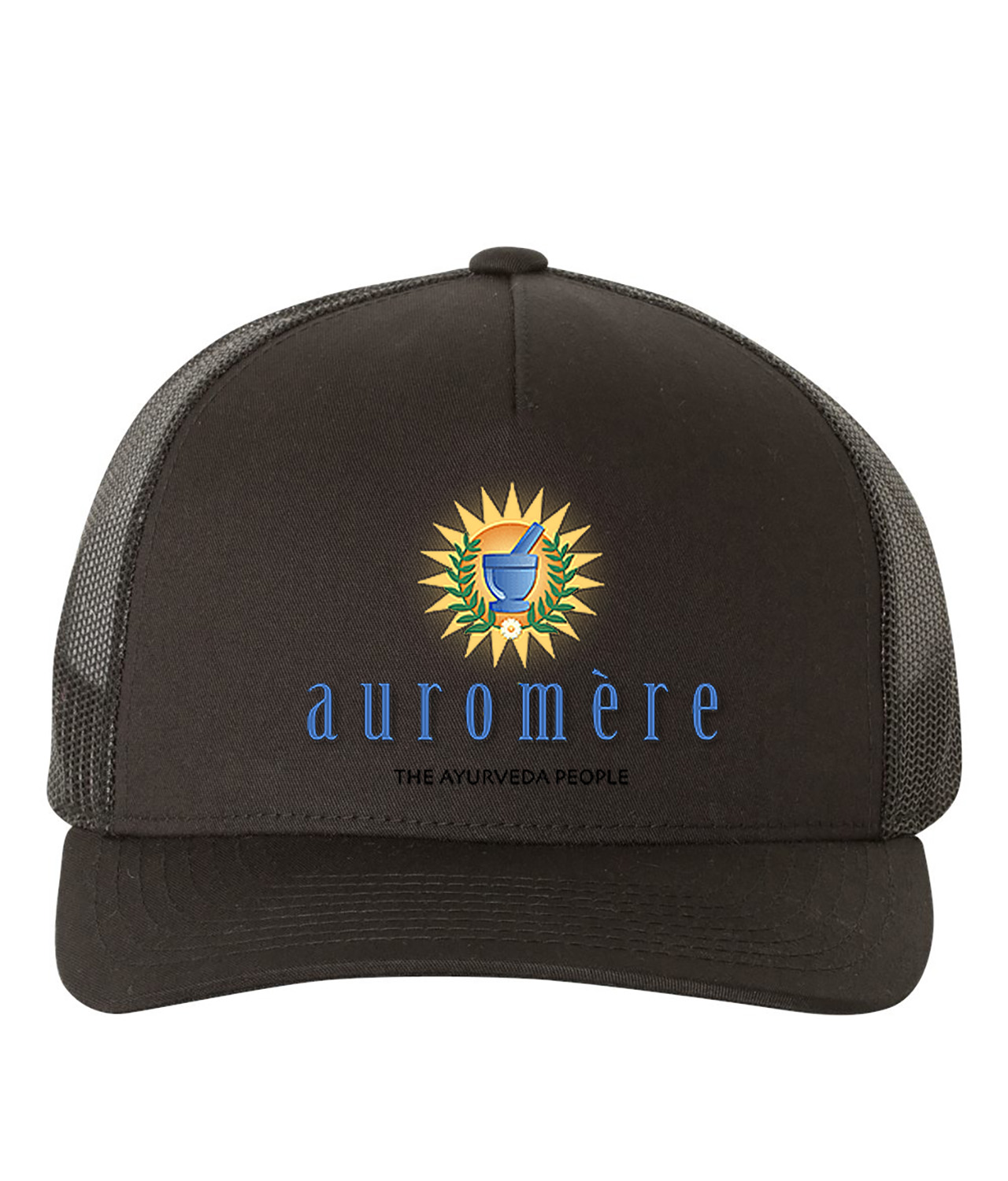 Auromere Logo Symbol Emblem Customized Design on Retro Trucker Cap Hat