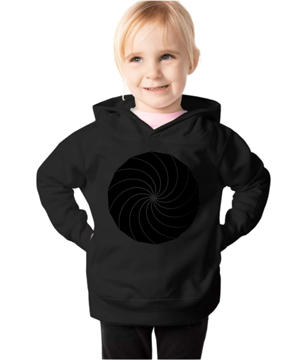 Camera Shutter Closed Logo Symbol Emblem Customized Design on Toddler Pullover Fleece Hoodie