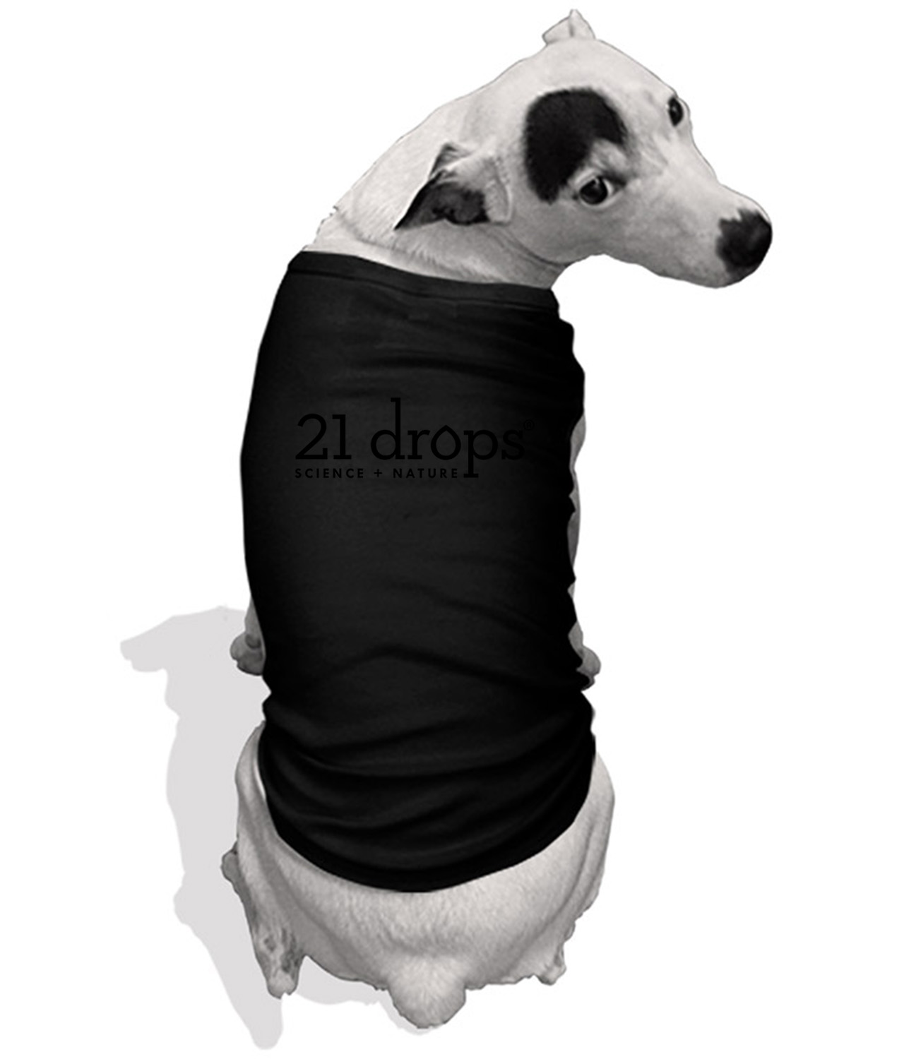 21 Drops Logo Symbol Emblem Customized Design on Doggie Puppy Dog Tank Tshirt