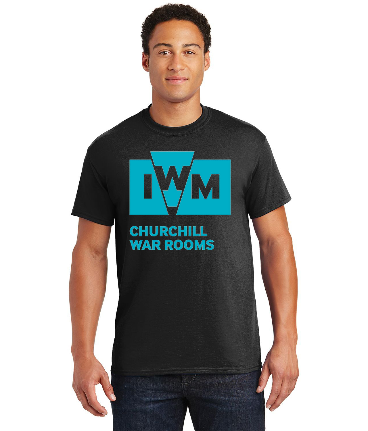 Churchill War Rooms Color Logo Symbol Emblem Customized Design on Unisex Tshirt Tee