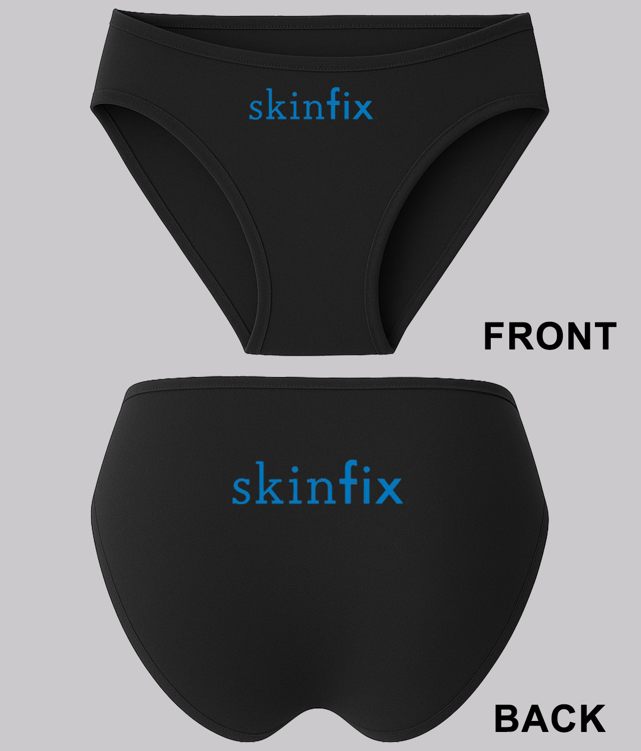 Skinfix Icons Logo Symbol Emblem Customized Design on Women's Plus Size Bikini Brief Underwear