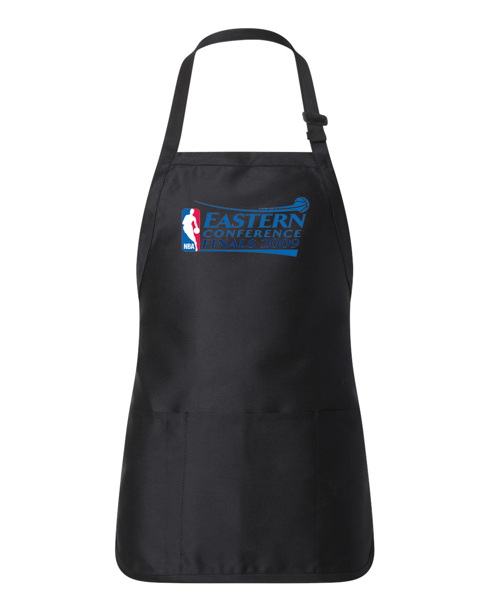 2009 NBA Eastern Conference Finals NBA Basketball Logo Customized Design on Full-Length Apron with Pouch Pocket