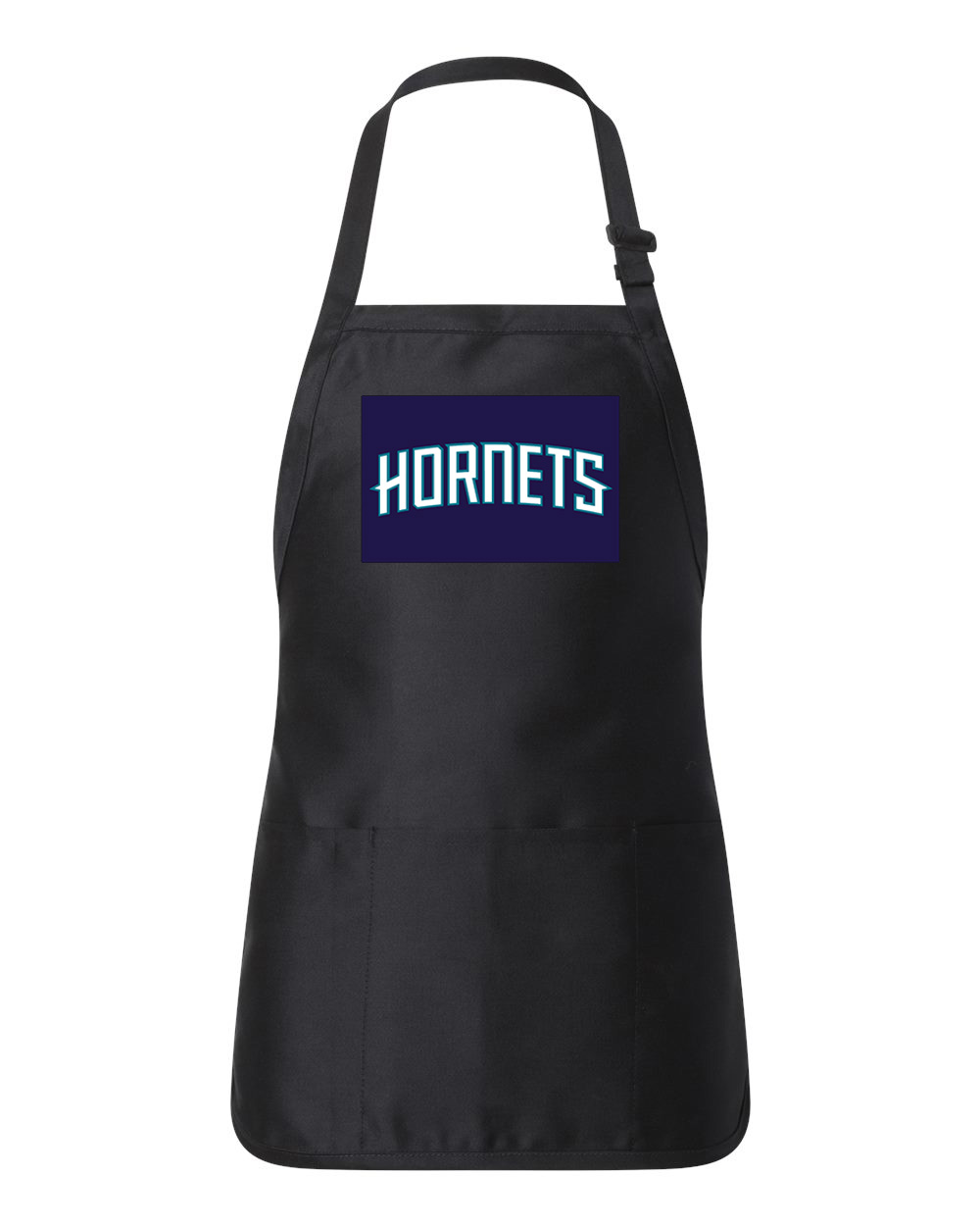 Charlotte Hornets Jersey 2014 1 NBA Basketball Logo Customized Design on Full-Length Apron with Pouch Pocket