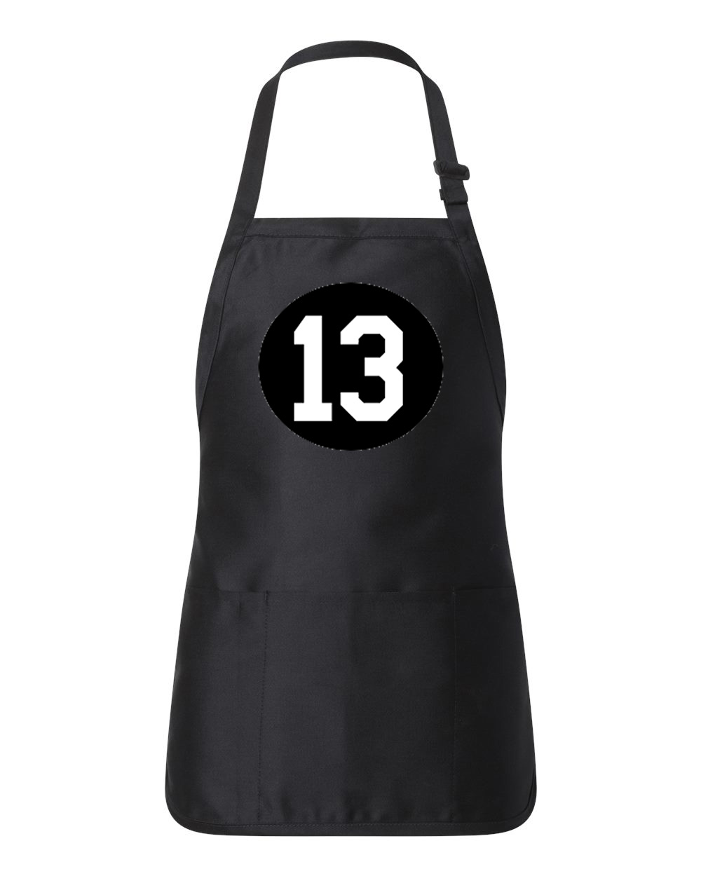 Charlotte Hornets Bobby Phills Memorial NBA Basketball Logo Customized Design on Full-Length Apron with Pouch Pocket