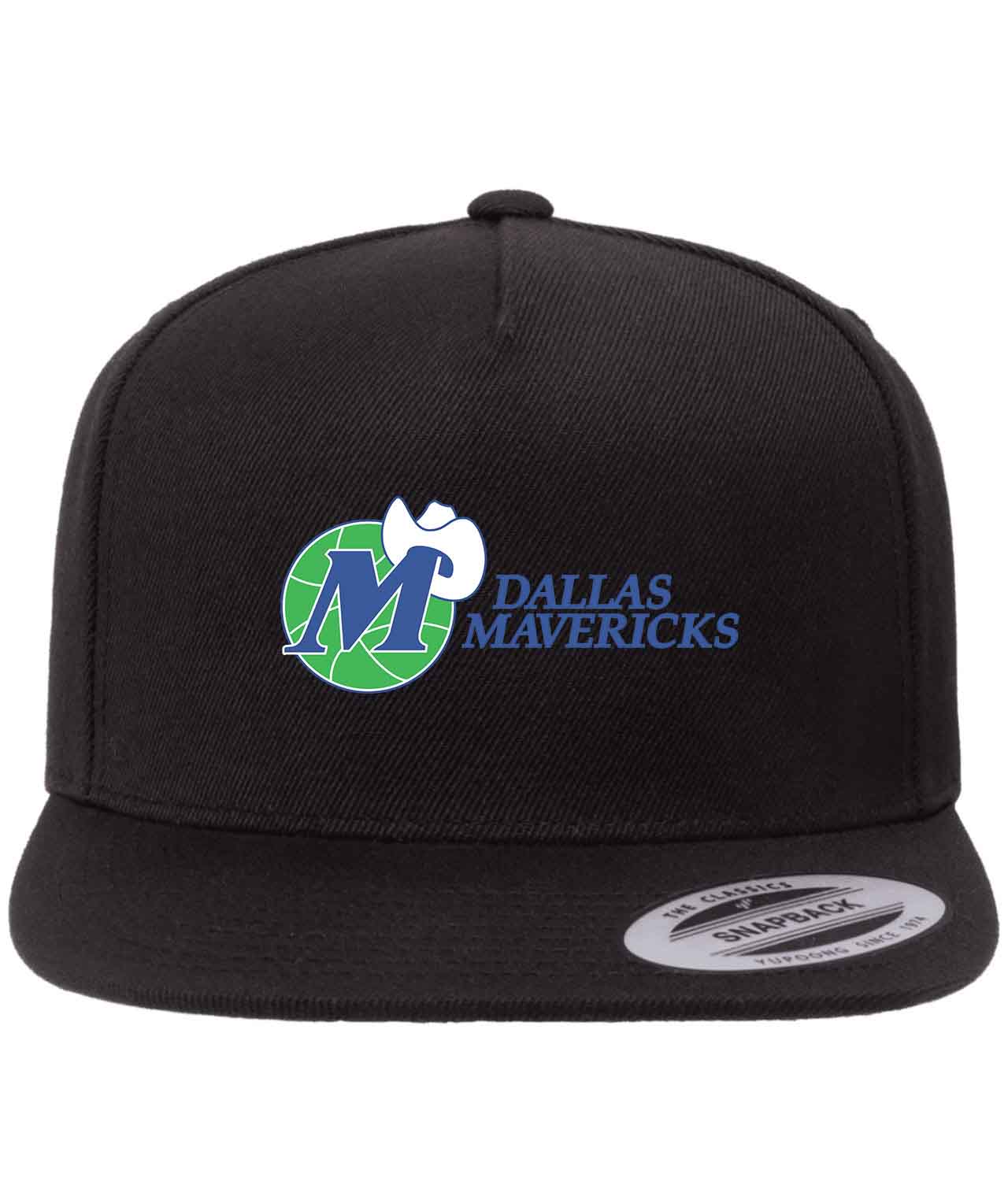 Dallas Mavericks 1993 2001 NBA Basketball Logo Customized Design on Wool 5-Panel Cap Hat