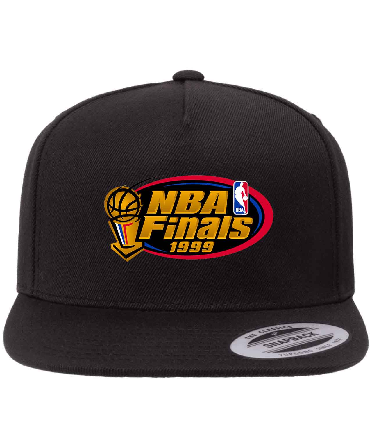 1999 NBA Finals New York Knicks vs San Antonio Spurs NBA Basketball Logo Customized Design on Wool 5-Panel Cap Hat