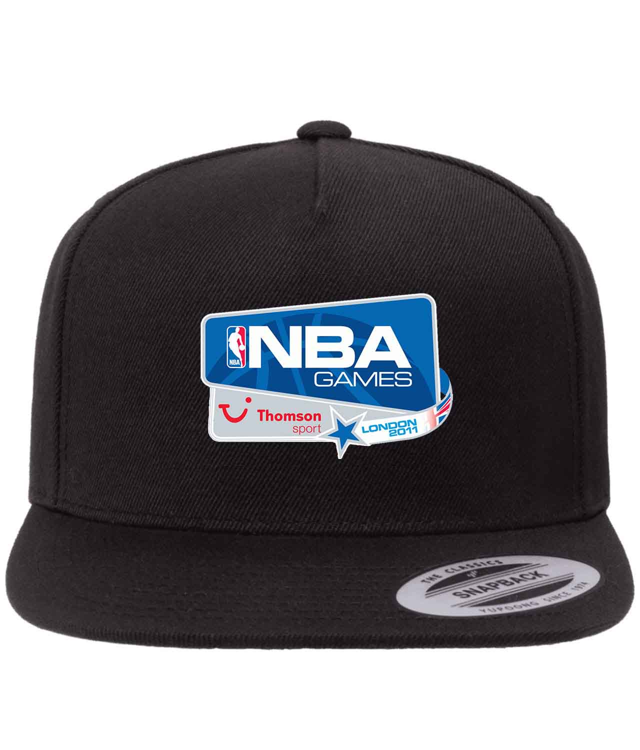 2011 NBA London Games Toronto Raptors vs New Jersey Nets NBA Basketball Logo Customized Design on Wool 5-Panel Cap Hat
