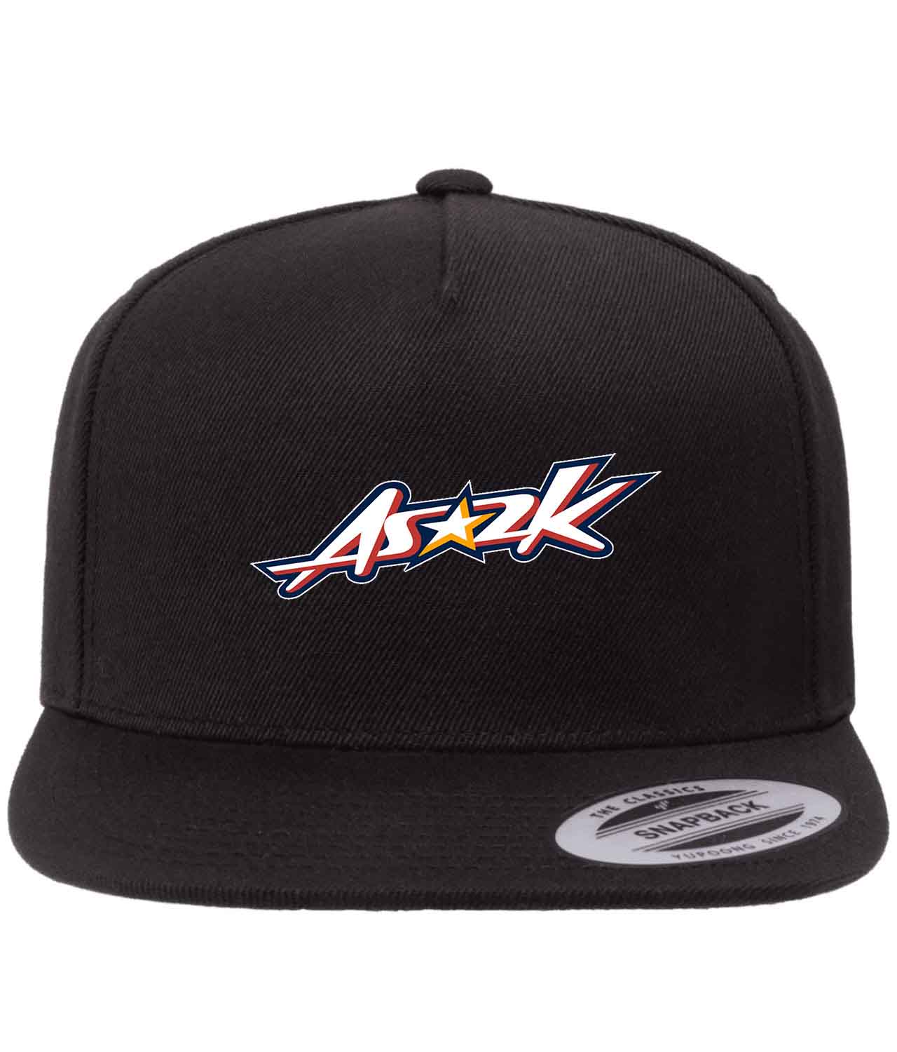 NBA All-Star Game Alternate Logo AS-2K NBA Basketball Logo Customized Design on Wool 5-Panel Cap Hat