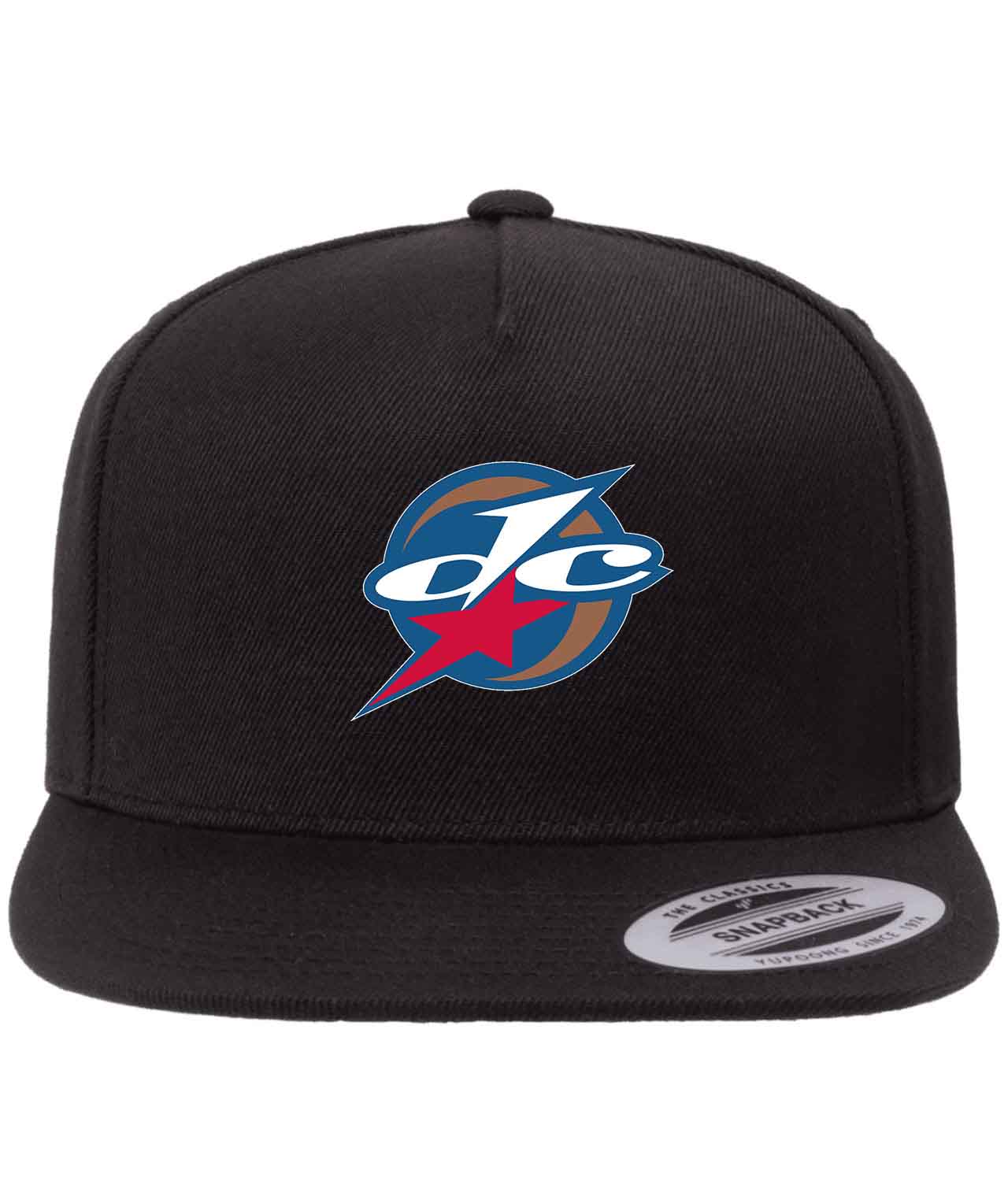 NBA All-Star Game Alternate Logo DC NBA Basketball Logo Customized Design on Wool 5-Panel Cap Hat