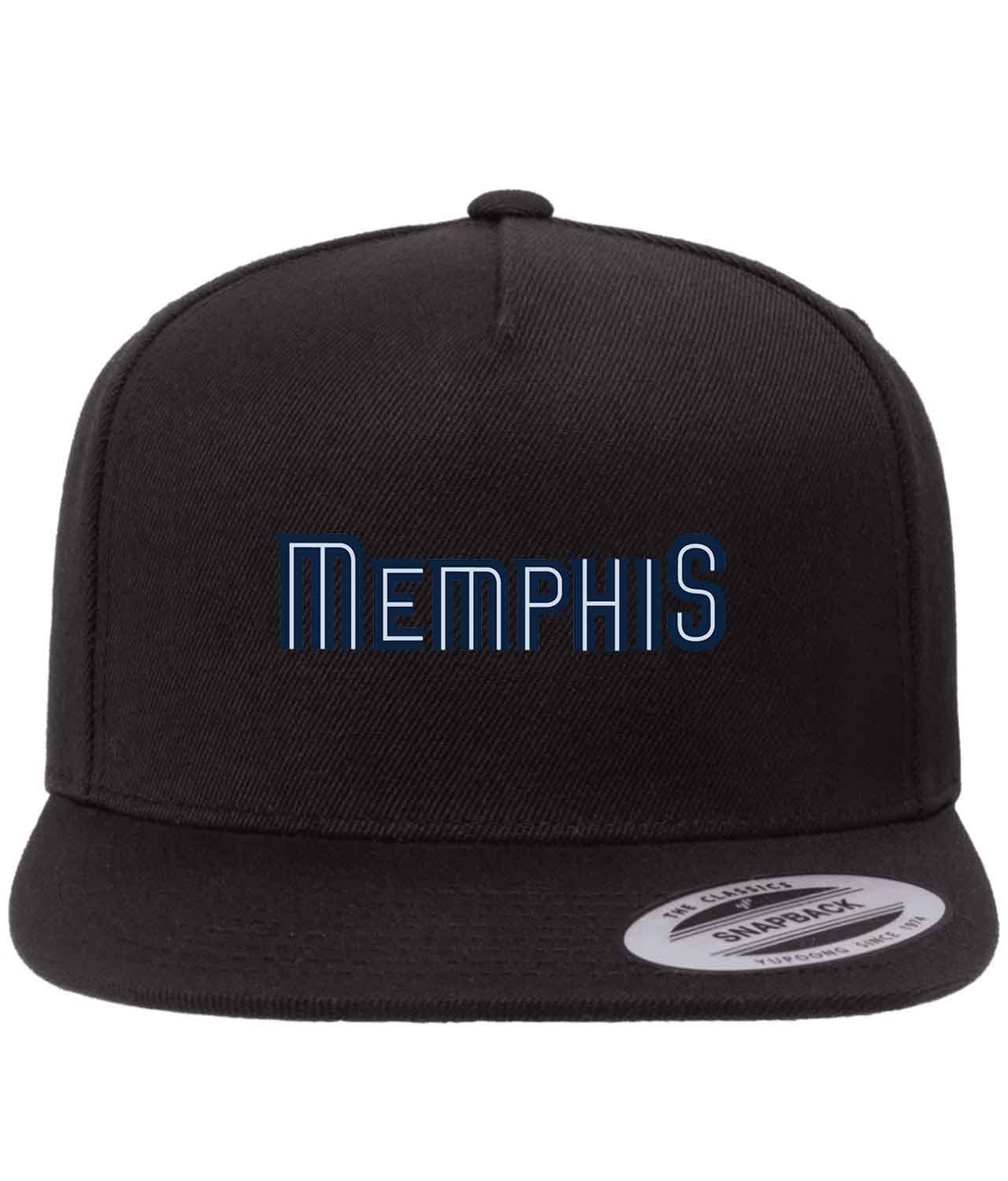 Memphis Grizzlies Jersey 2009 NBA Basketball Logo Customized Design on Wool 5-Panel Cap Hat