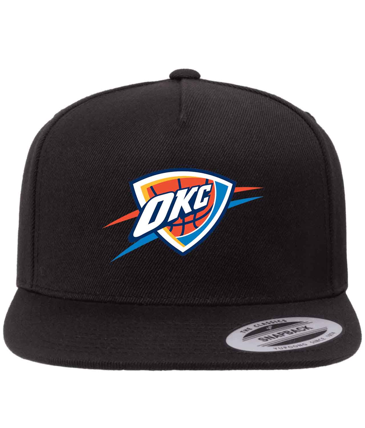 Oklahoma City Thunder Partial 2008 3 NBA Basketball Logo Customized Design on Wool 5-Panel Cap Hat