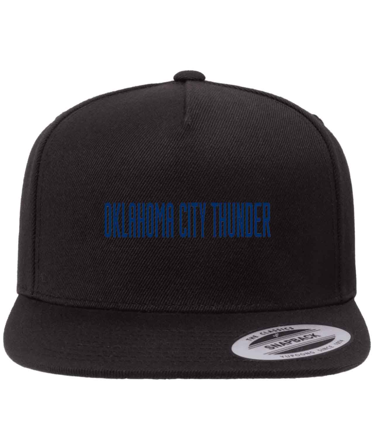 Oklahoma City Thunder 2008 2 NBA Basketball Logo Customized Design on Wool 5-Panel Cap Hat