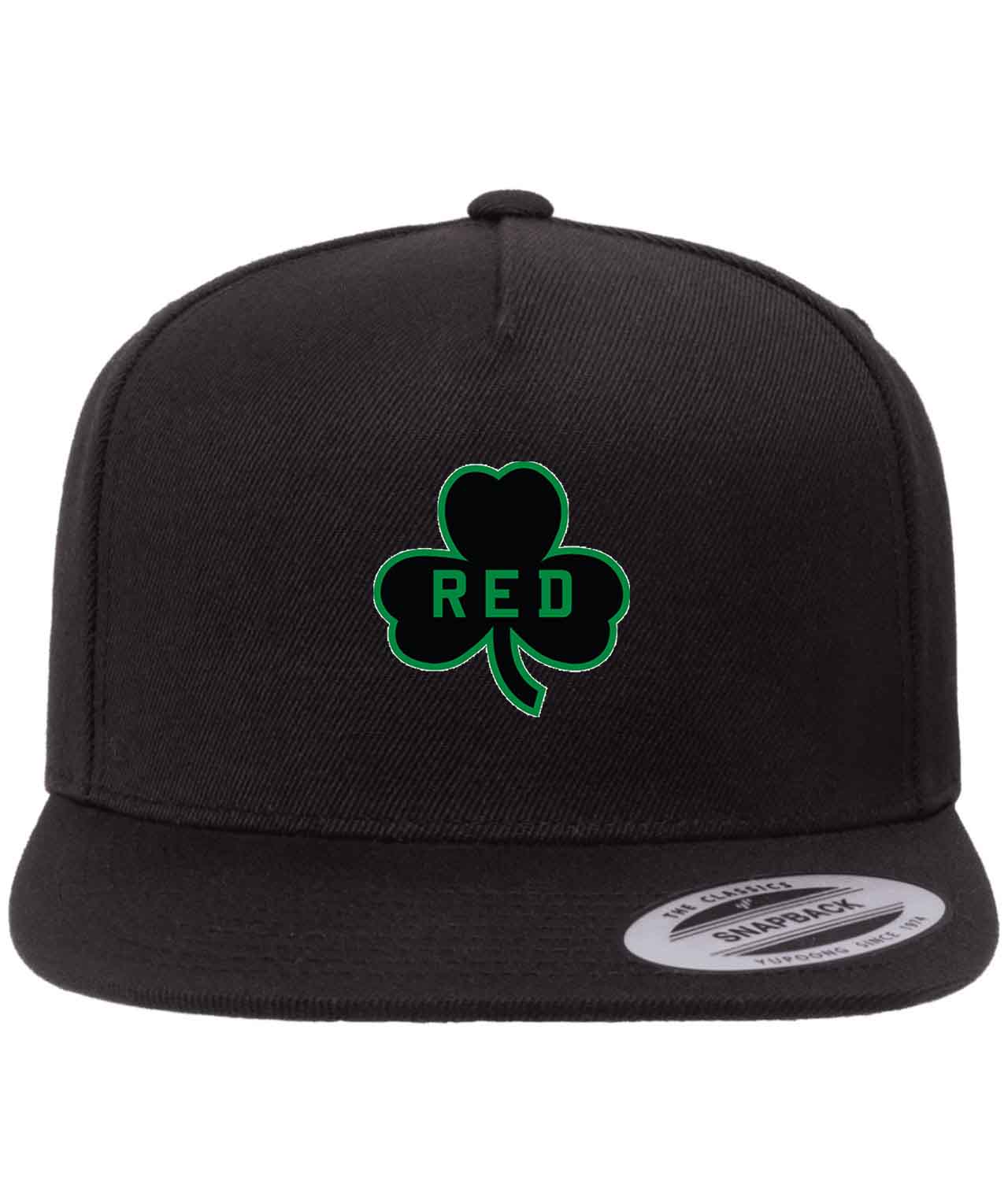 Boston Celtics Memorial Red Auerbach NBA Basketball Logo Customized Design on Wool 5-Panel Cap Hat