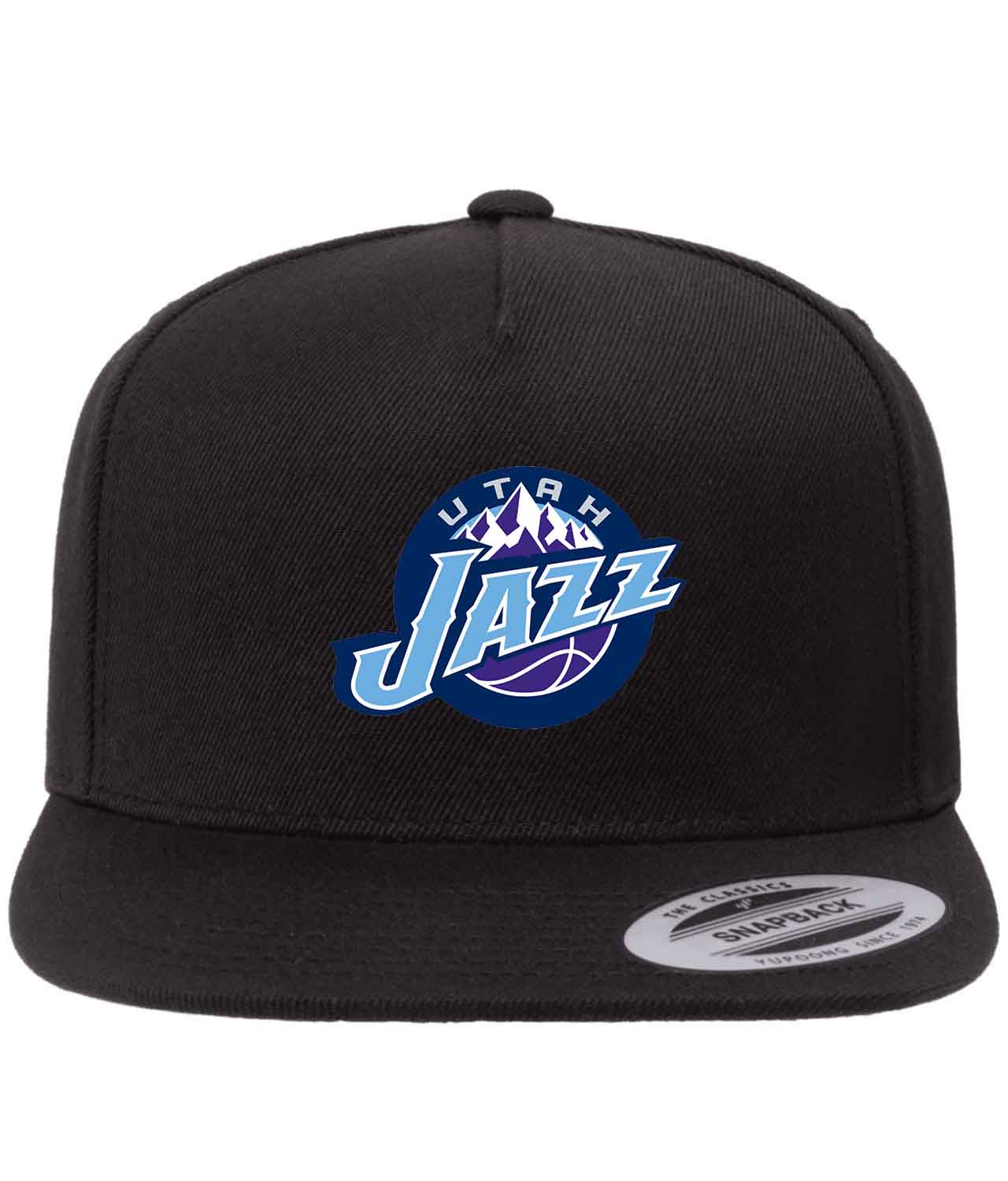 Utah Jazz 2004 NBA Basketball Logo Customized Design on Wool 5-Panel Cap Hat