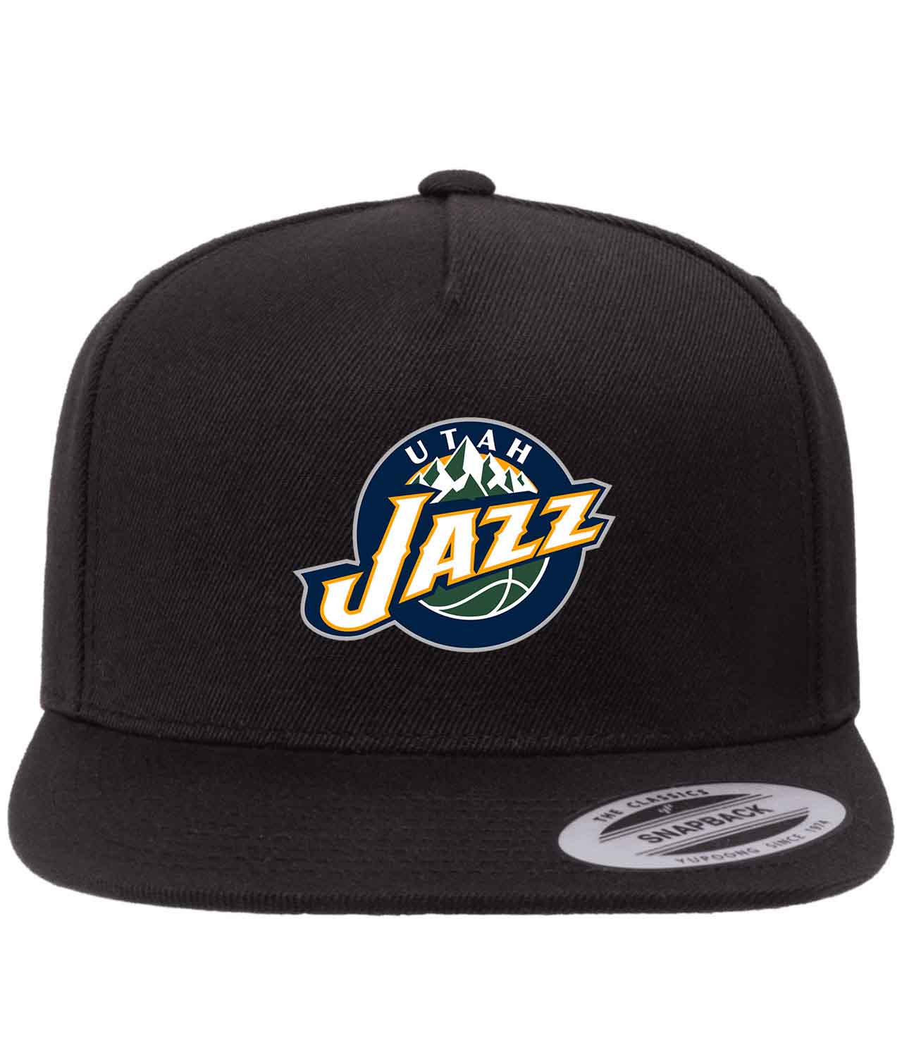 Utah Jazz 2010 NBA Basketball Logo Customized Design on Wool 5-Panel Cap Hat