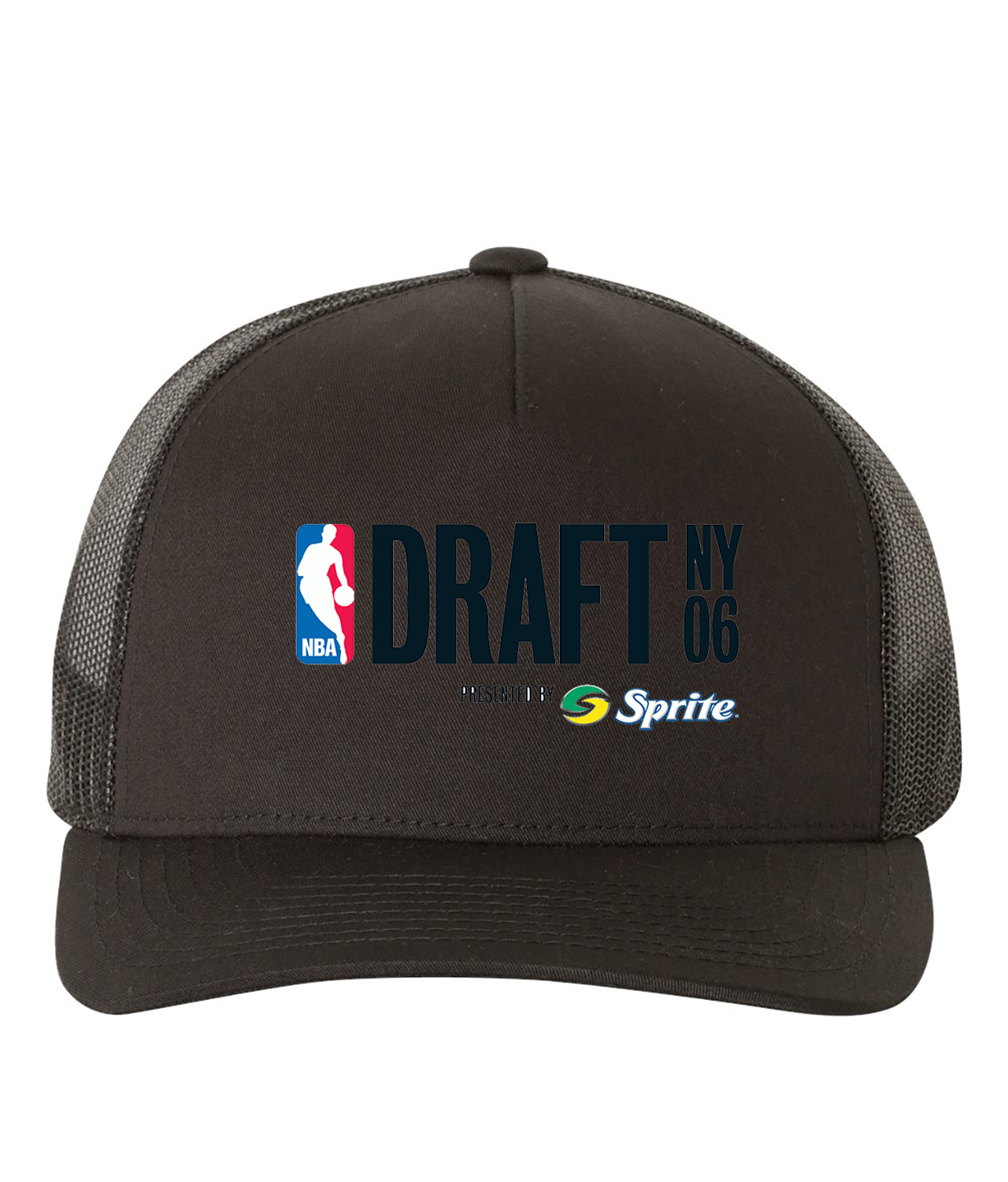 2006 NBA Draft New York NBA Basketball Logo Symbol Emblem Customized Design on Retro Trucker Cap Hat