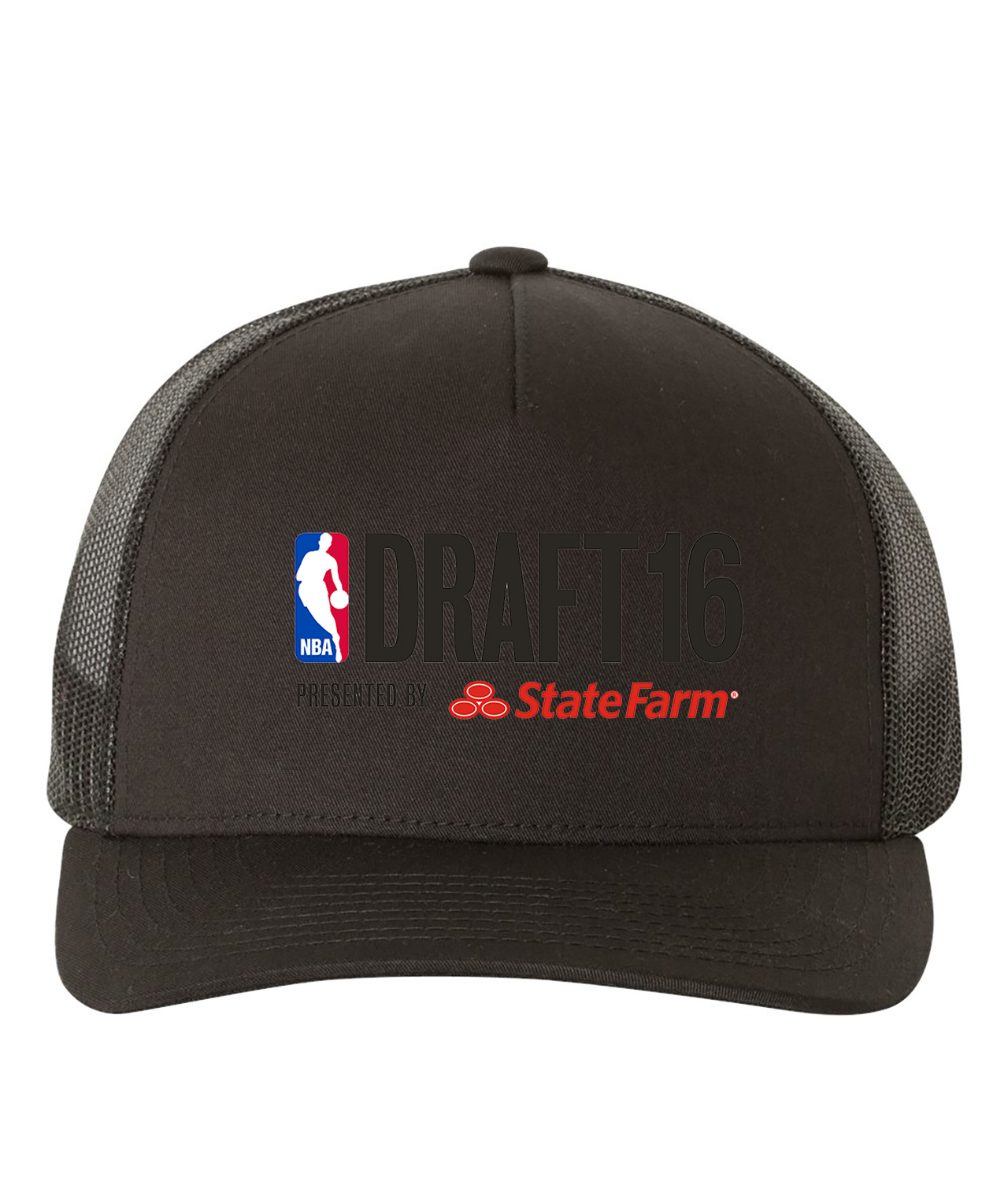 2016 NBA Draft NBA Basketball Logo Symbol Emblem Customized Design on Retro Trucker Cap Hat