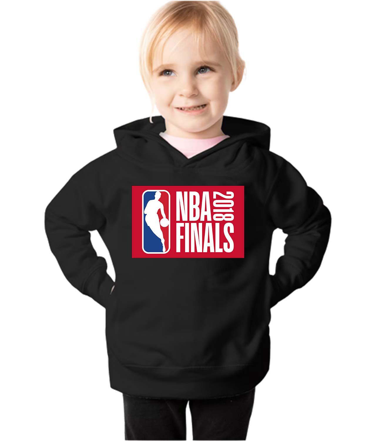 2018 NBA Finals NBA Basketball Logo Symbol Emblem Customized Design on Toddler Pullover Fleece Hoodie