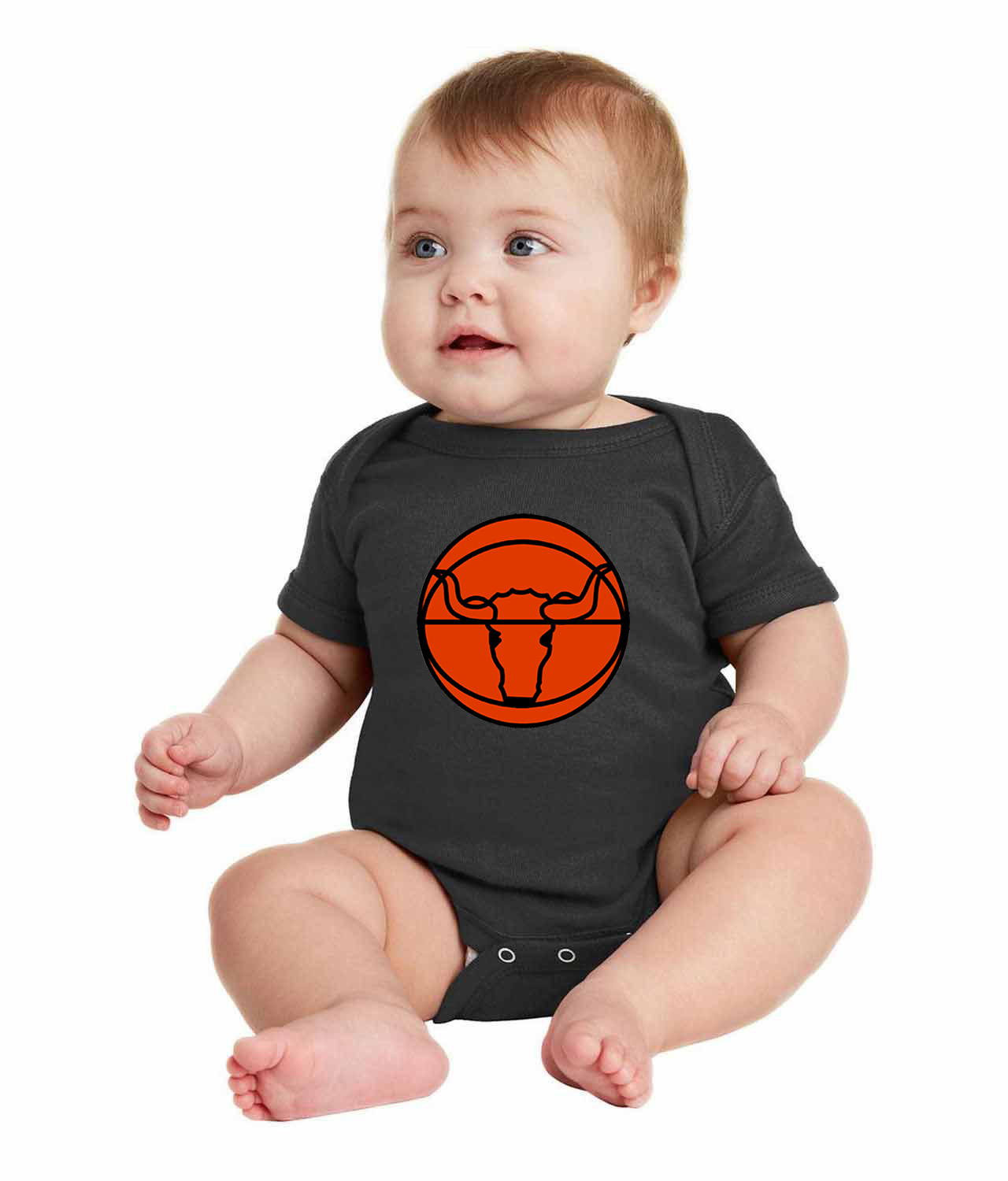 Chicago Packers 1961 NBA Basketball Logo Symbol Emblem Customized Design on Infant Baby Rib Bodysuit