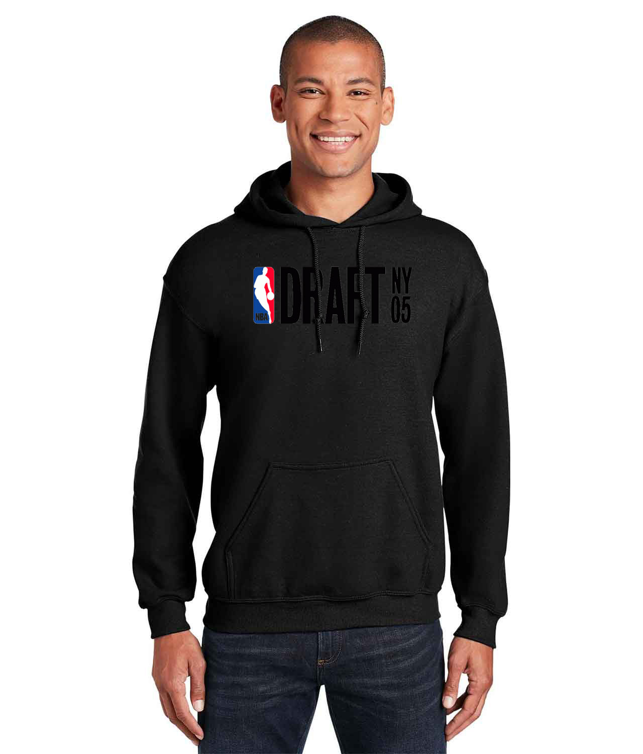 2005 NBA Draft New York NBA Basketball Logo Customized Design on Unisex Hooded Sweatshirt