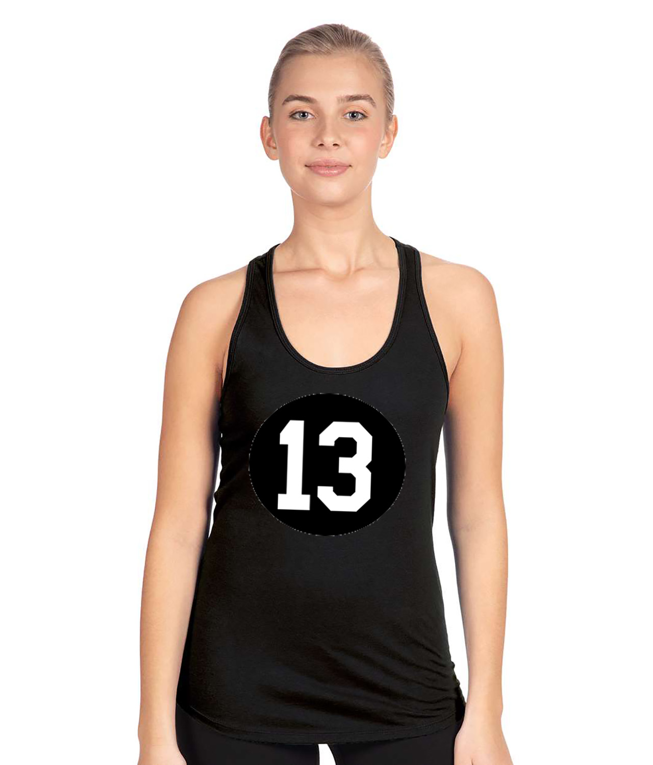 Charlotte Hornets Bobby Phills Memorial NBA Basketball Logo Symbol Emblem Customized Design on Women's Racerback Tank Top