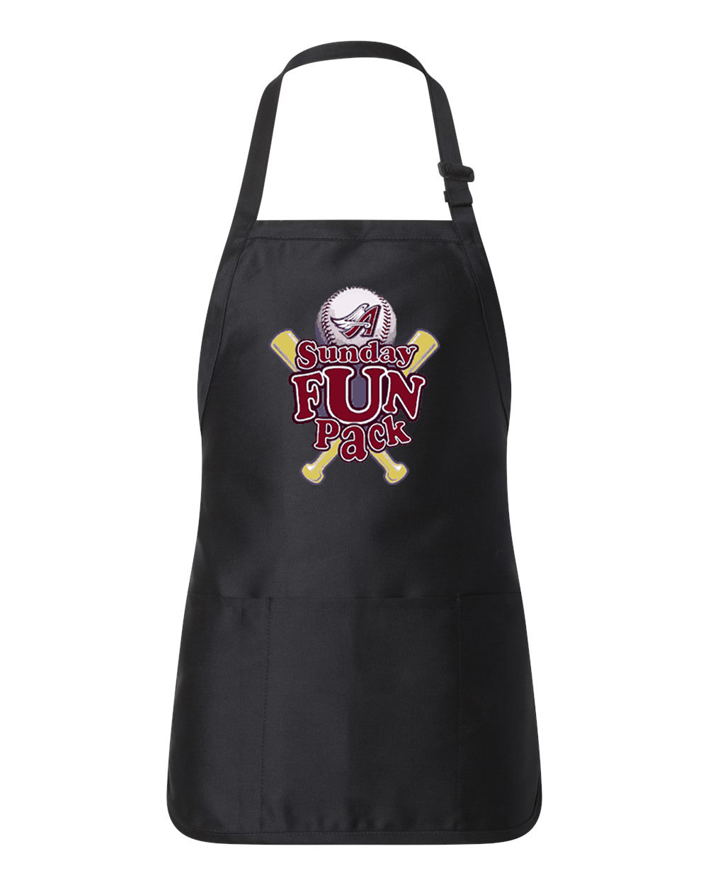 Los Angeles Anaheim Angels Sunday Fun Pack Baseball Logo Customized Design on Full-Length Apron with Pouch Pocket