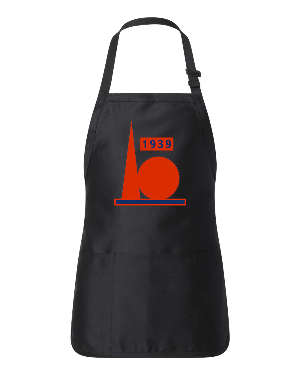 New York Yankees 1939 World's Fair Baseball Logo Customized Design on Full-Length Apron with Pouch Pocket