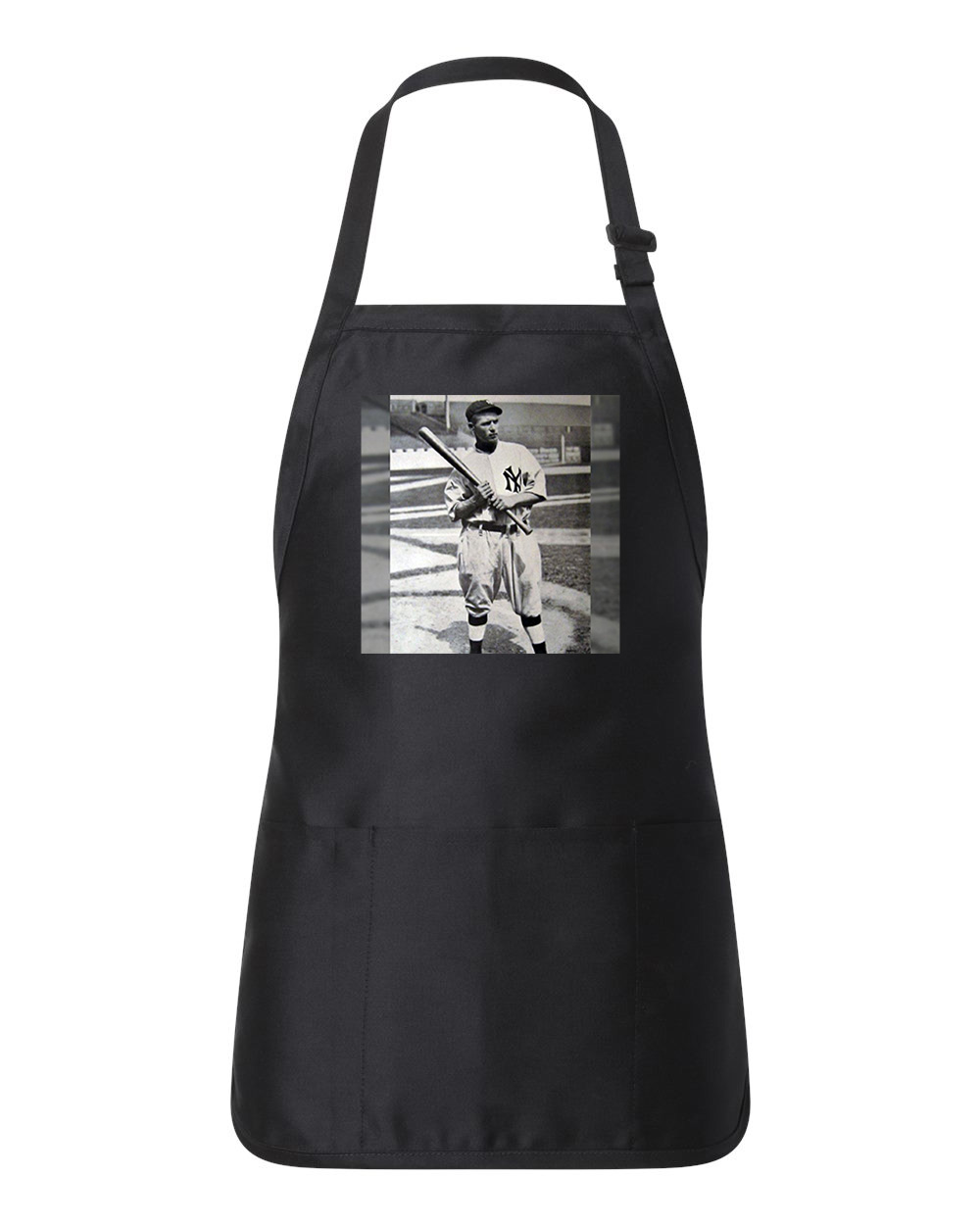 Fritz Maisel New York Yankees 1914 Season Baseball Logo Customized Design on Full-Length Apron with Pouch Pocket