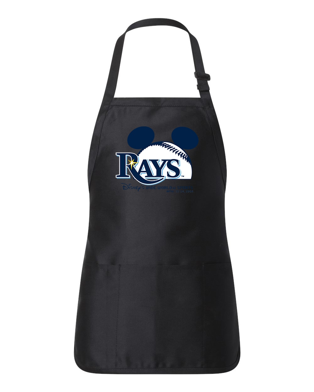 Tampa Bay Rays vs Blue Jays Disney Wide World Of Sports Orlando Florida Baseball Logo Customized Design on Full-Length Apron with Pouch Pocket