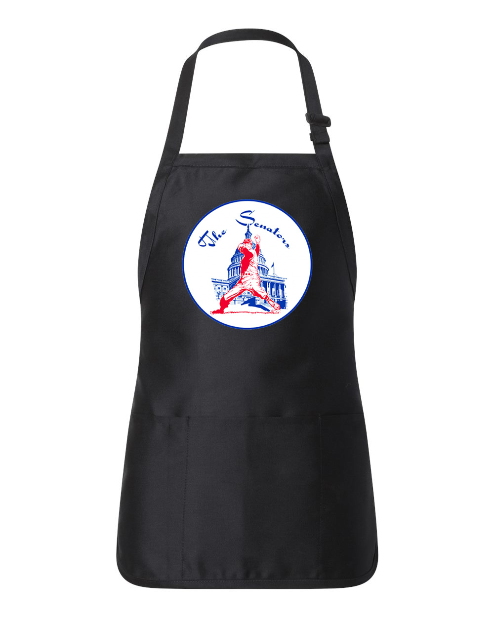 Texas Rangers 1961-1971 Baseball Logo Customized Design on Full-Length Apron with Pouch Pocket