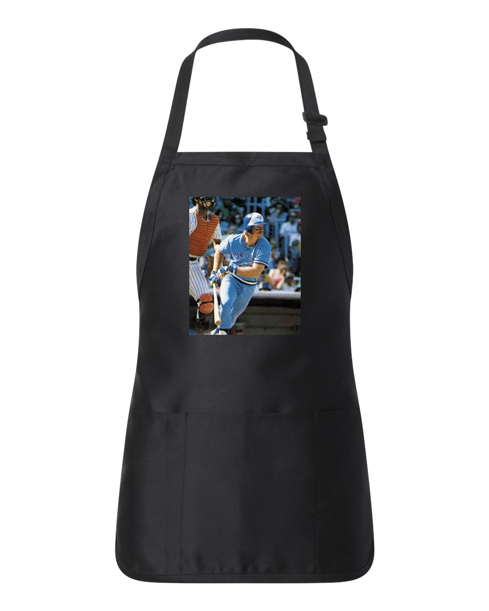 1978 Roy Howell Toronto Blue Jays Photo Baseball Logo Customized Design on Full-Length Apron with Pouch Pocket